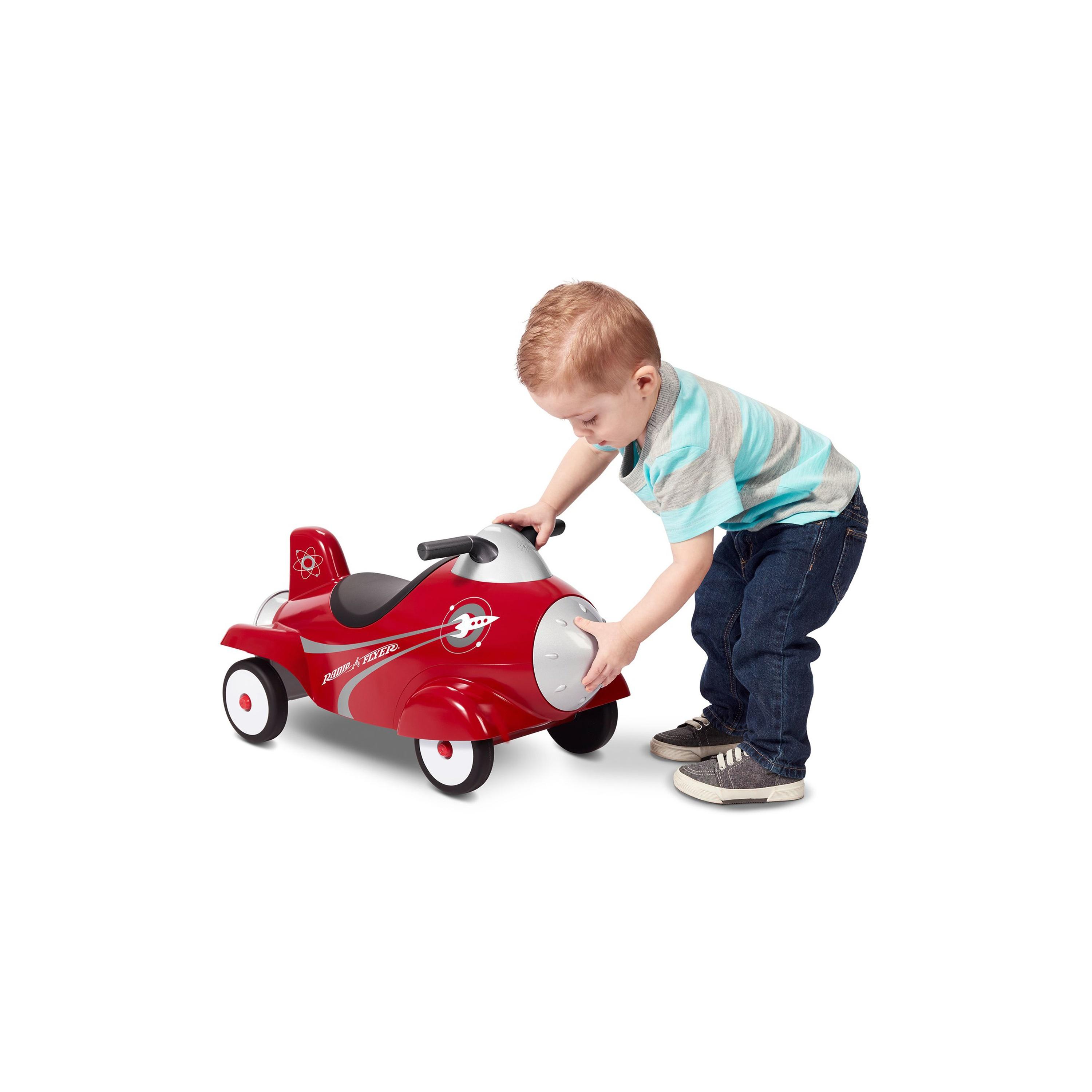 Radio Flyer 4 Wheels Rocket Shaped Ride On-toys-outdoor-bikesandrideons-manualrideons-image-5