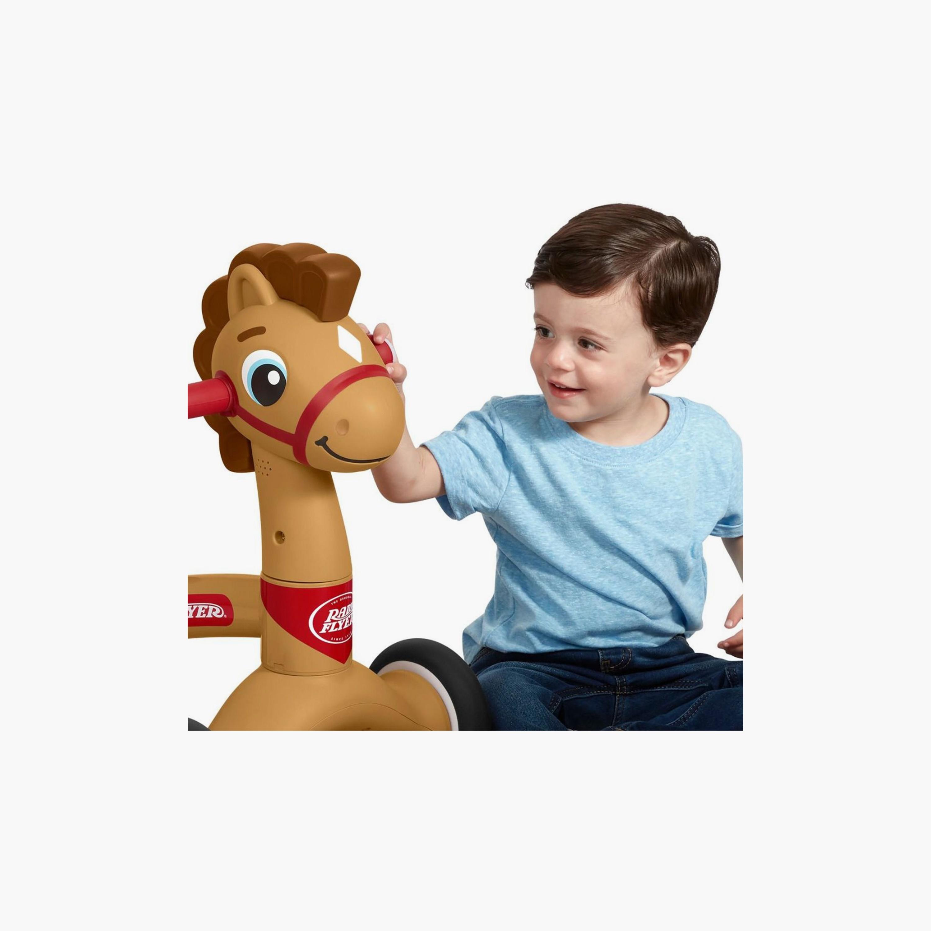 Radio Flyer 4 Wheels Lil Racers Pony Ride On-toys-outdoor-bikesandrideons-manualrideons-image-5