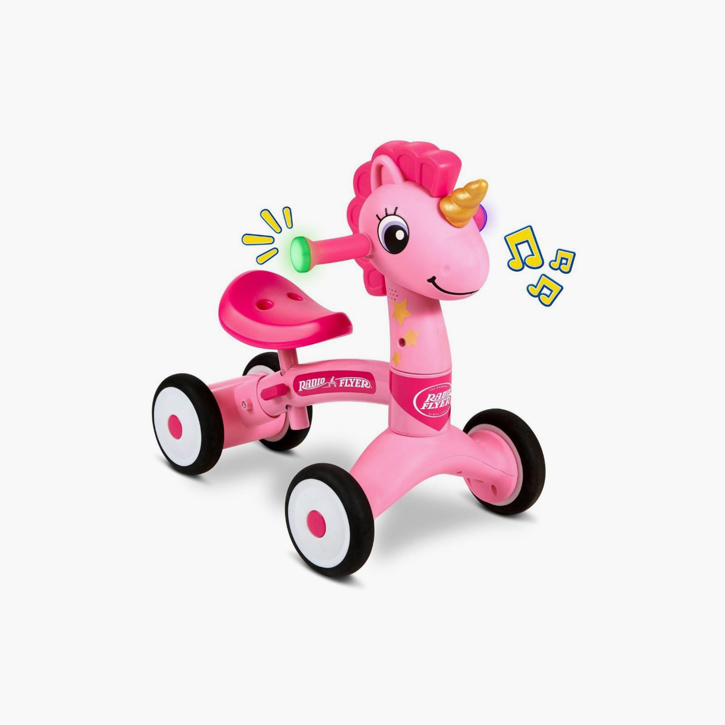Radio Flyer 4 Wheels Lil Racers Unicorn Ride On-toys-outdoor-bikesandrideons-manualrideons-image-1