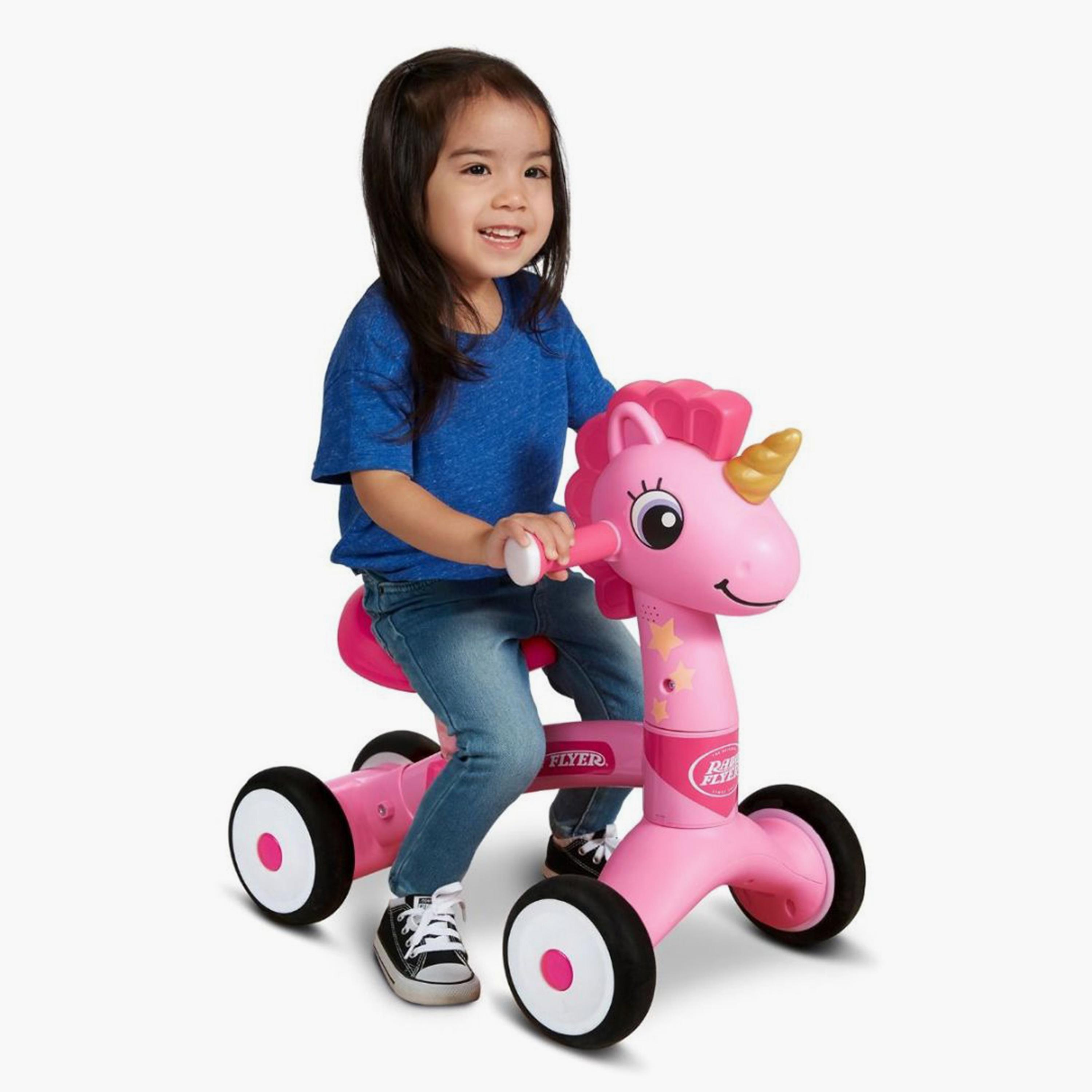 Radio Flyer 4 Wheels Lil Racers Unicorn Ride On-toys-outdoor-bikesandrideons-manualrideons-image-5