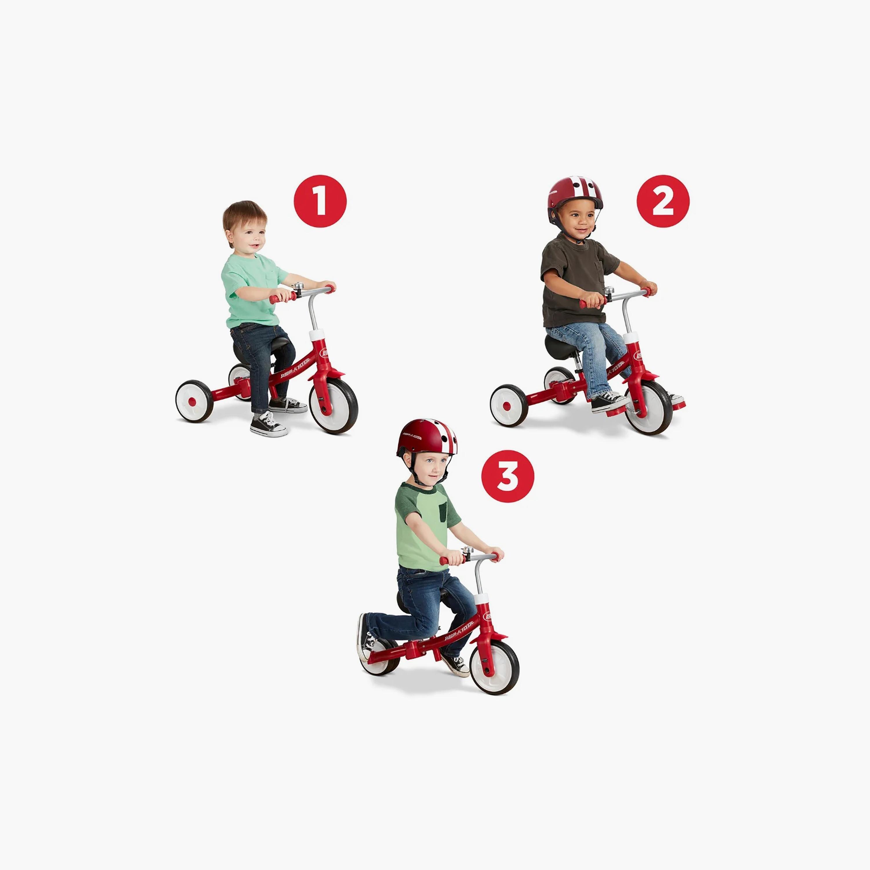 Radio Flyer 3-In-1 Trike - Red-toys-outdoor-bikesandrideons-trikes-image-3