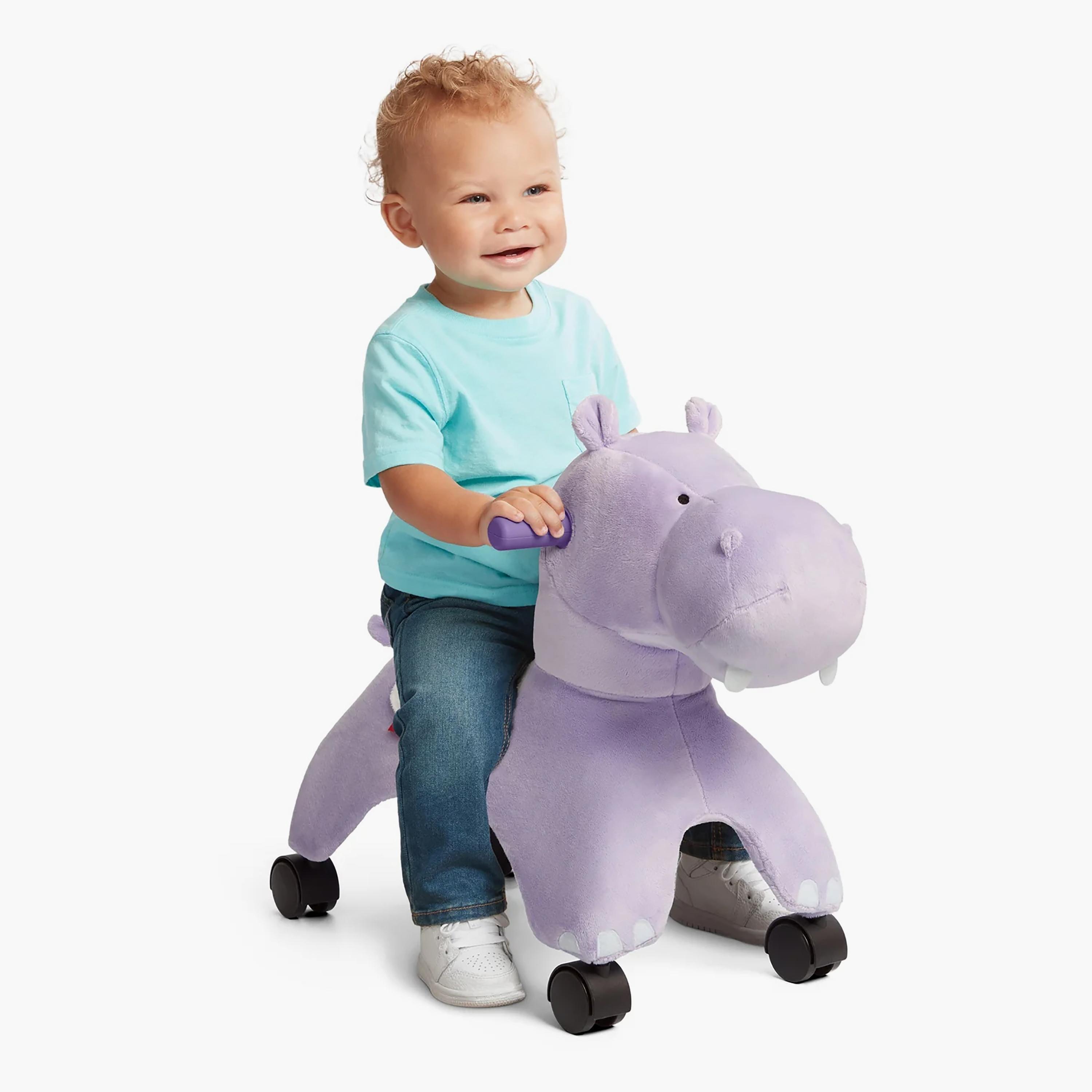 Radio Flyer 4 Wheels Holly the Rolling Hippo Ride On-toys-outdoor-bikesandrideons-manualrideons-image-3
