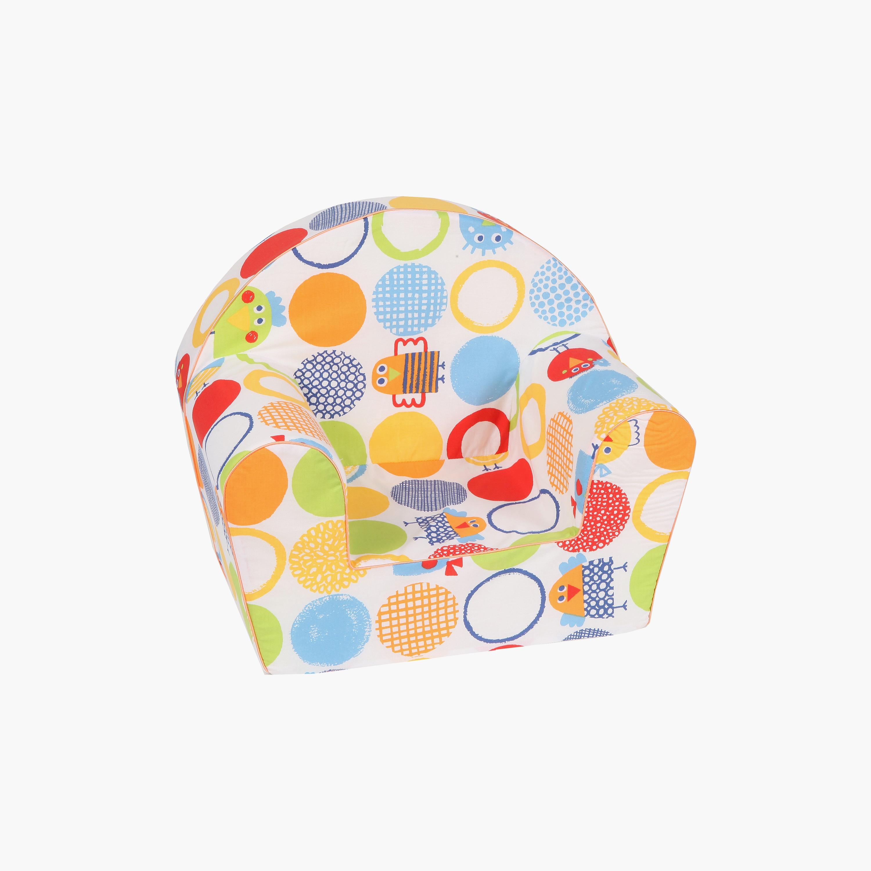 Delsit Printed Arm Chair - Honduras Over Gitane-baby-nursery-furniture-chairsandtables-image-1