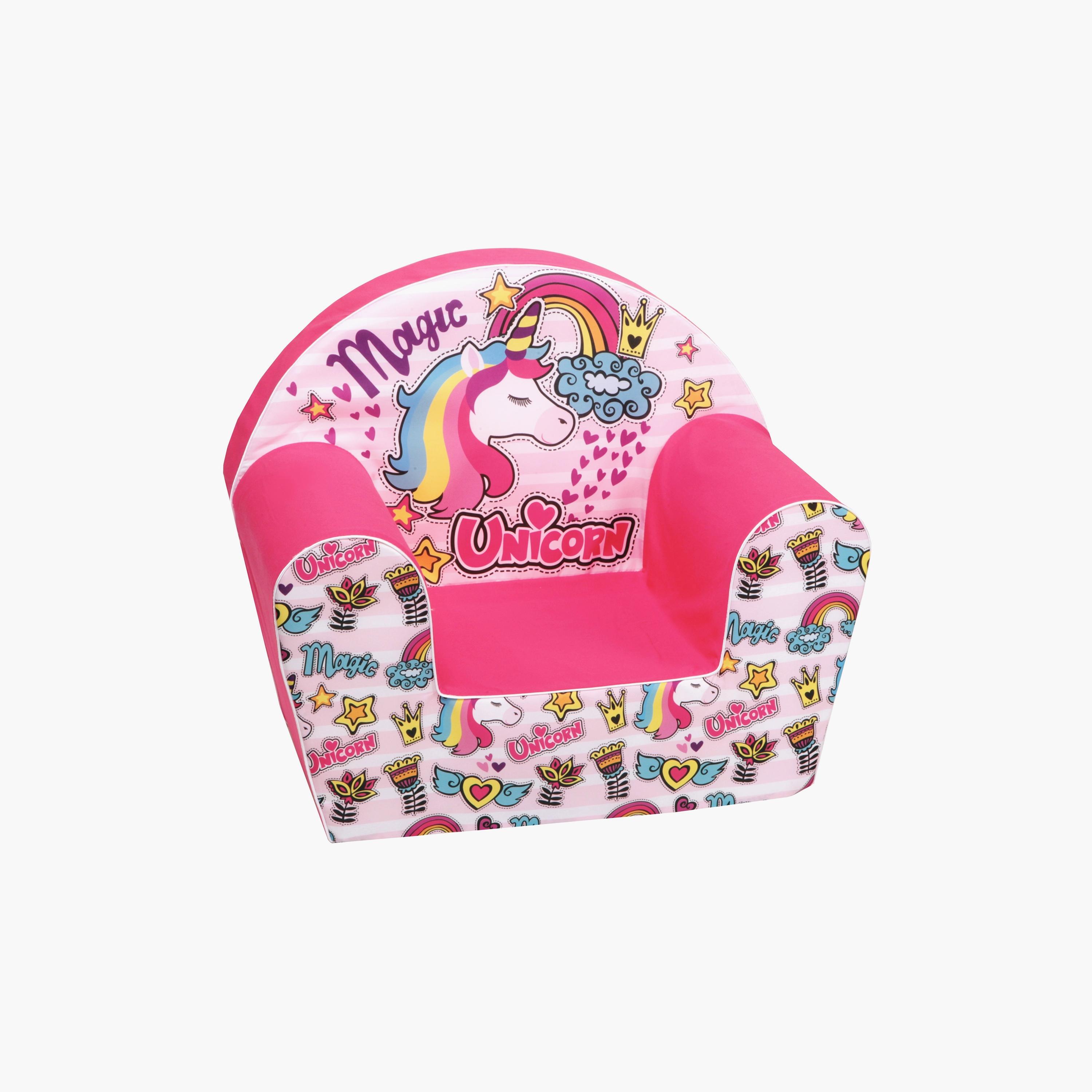 Delsit Printed Arm Chair - Magic Unicorn-baby-nursery-furniture-chairsandtables-image-1