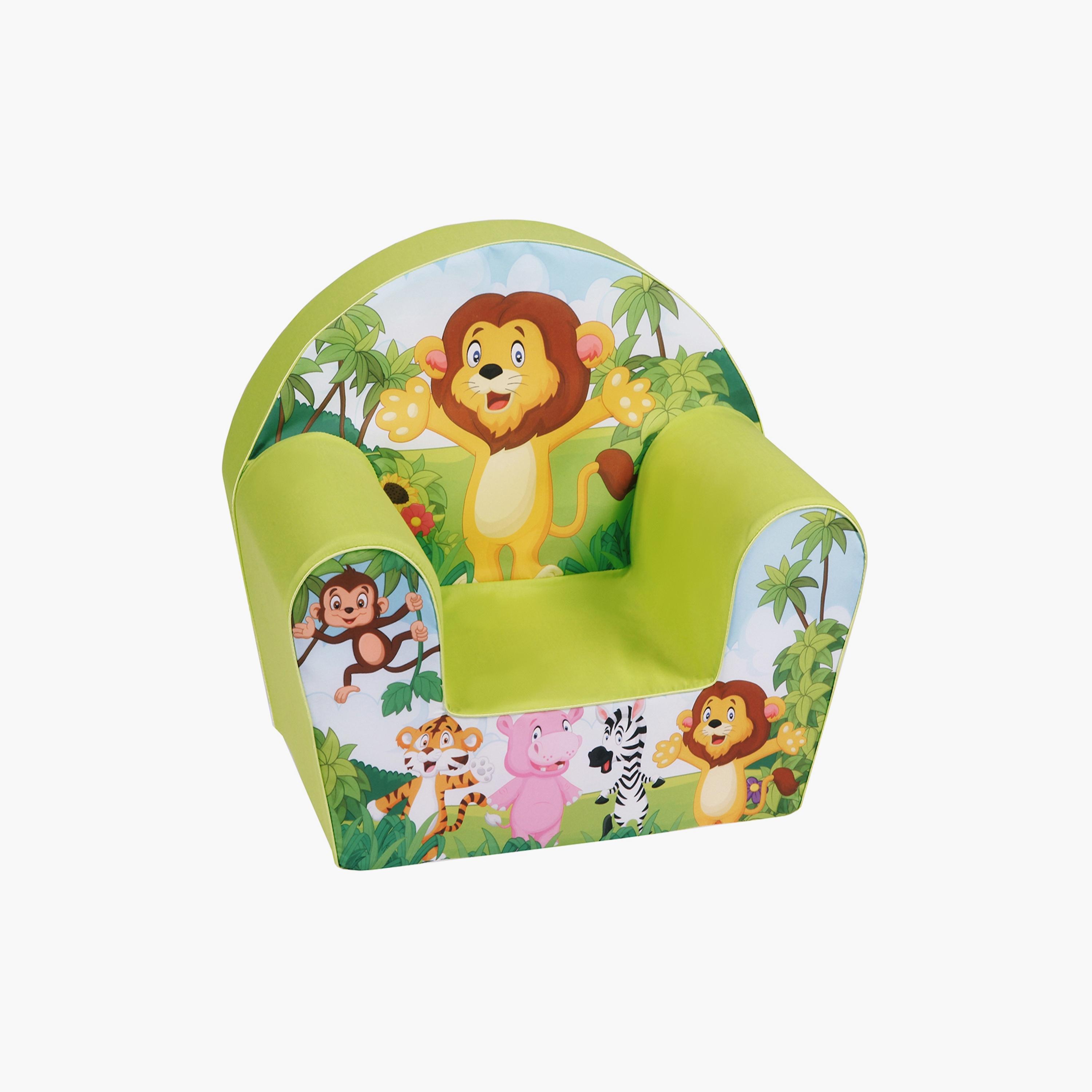 كرسي بذراعين مطبوع من ديلسيت - أسد-baby-nursery-furniture-chairsandtables-image-1