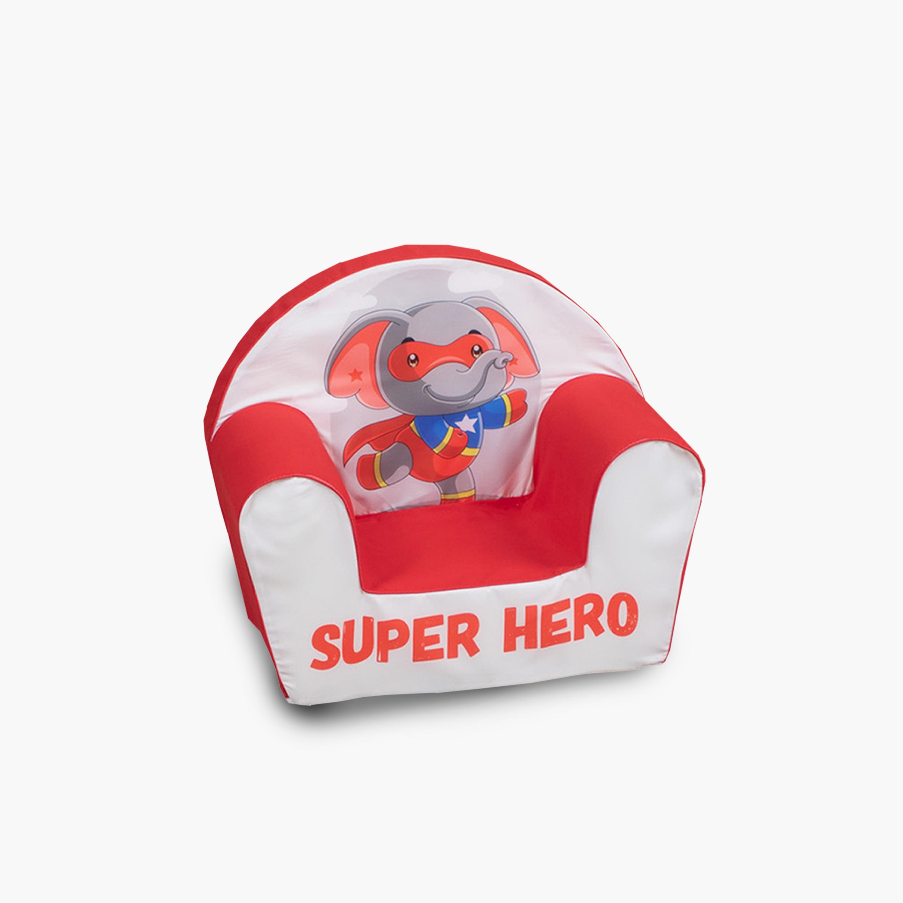 Delsit Printed Arm Chair - Elephant Super Hero-baby-nursery-furniture-chairsandtables-image-1