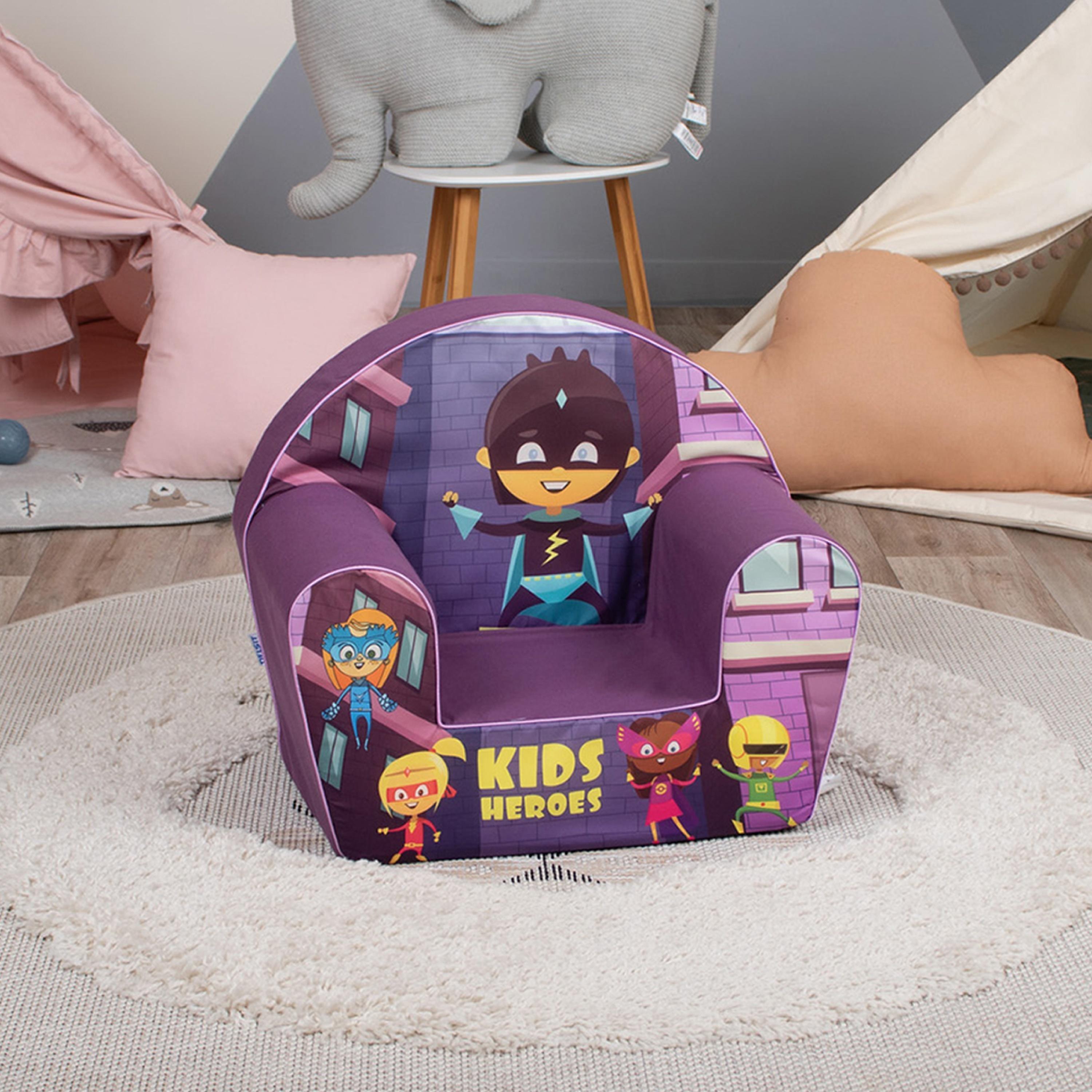 Delsit Printed Arm Chair - Kids Heroes-baby-nursery-furniture-chairsandtables-image-3