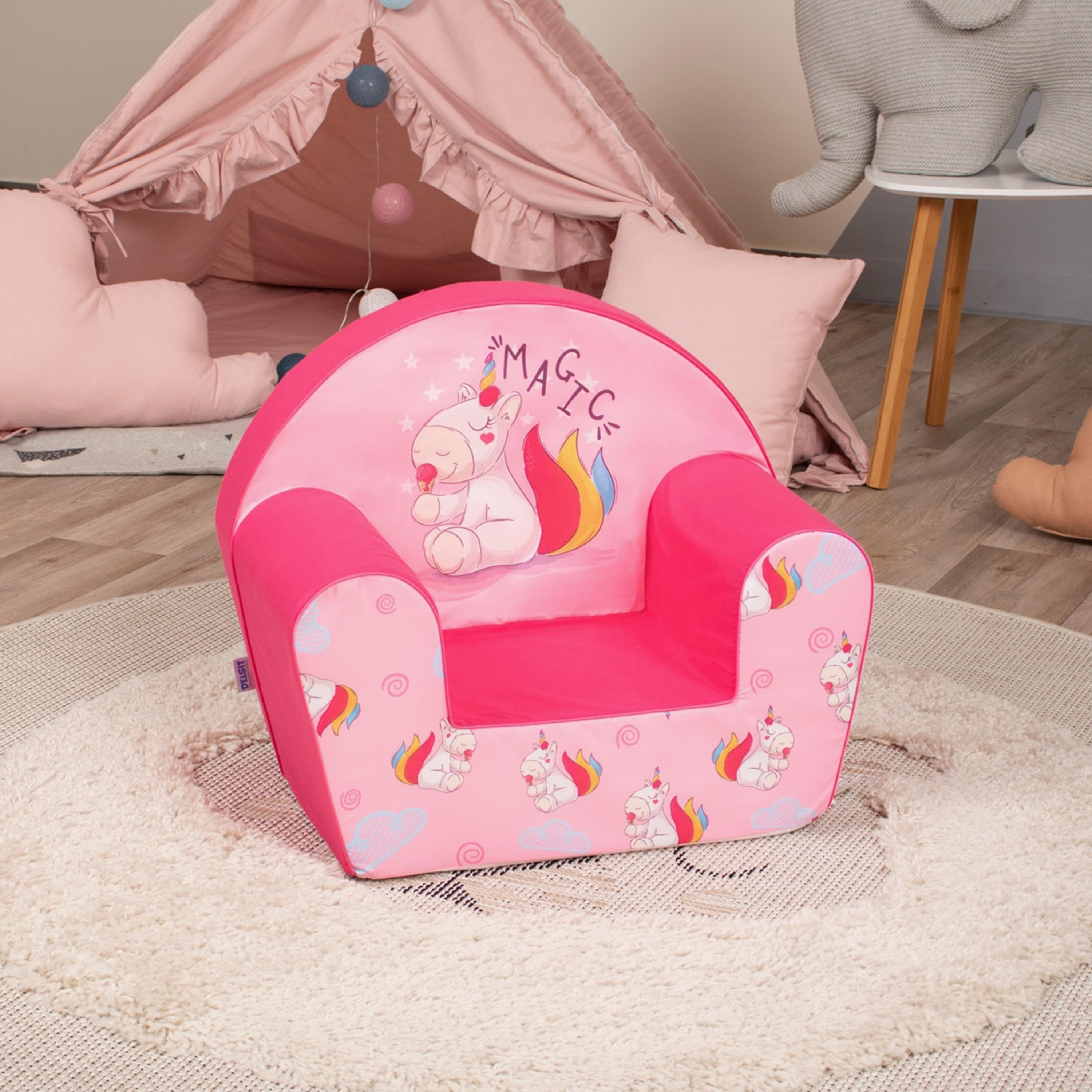 كرسي بذراعين مطبوع من ديلسيت - ماجيك يونيكورن-baby-nursery-furniture-chairsandtables-image-2