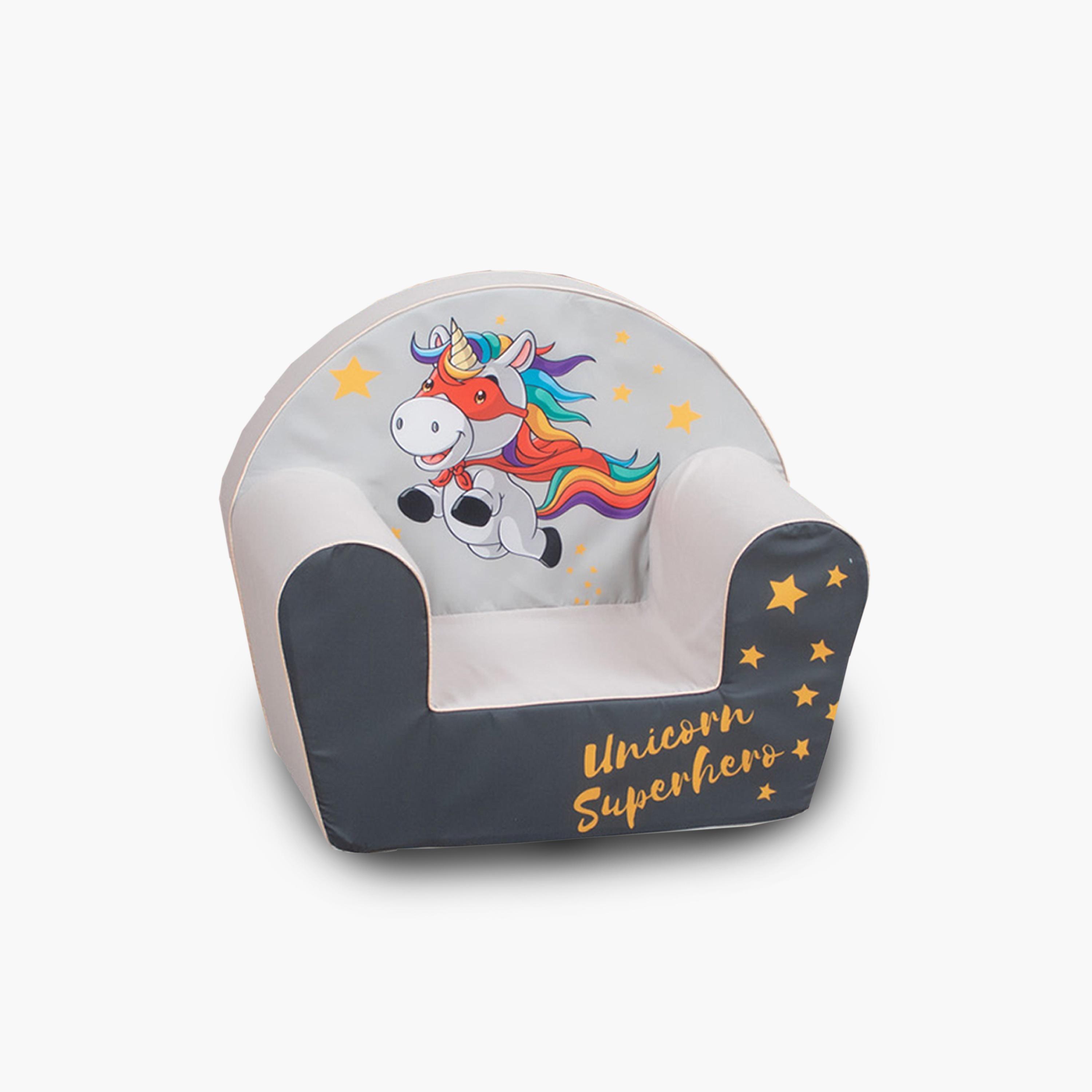 Delsit Printed Arm Chair - Unicorn Super Hero-baby-nursery-furniture-chairsandtables-image-1
