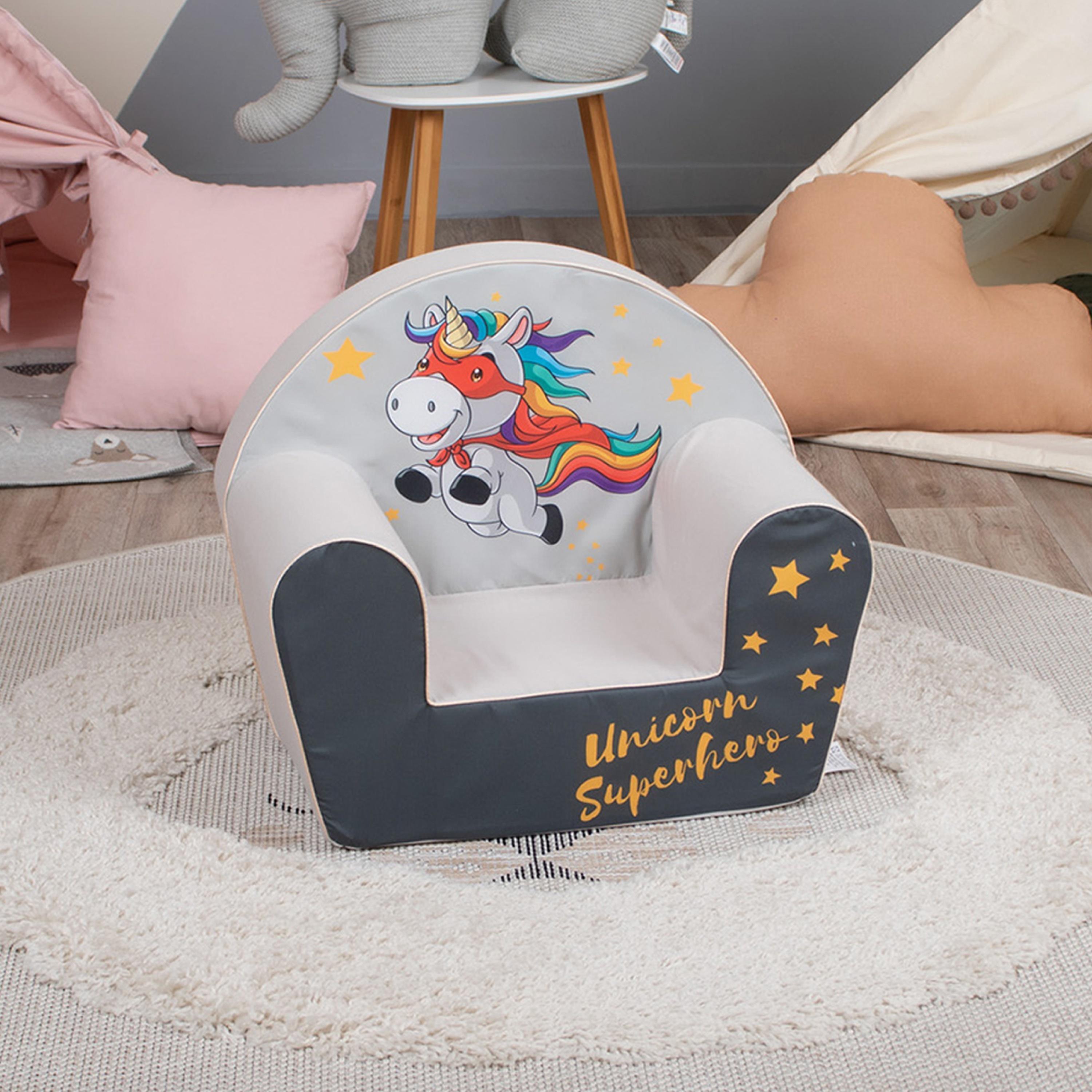 Delsit Printed Arm Chair - Unicorn Super Hero-baby-nursery-furniture-chairsandtables-image-4