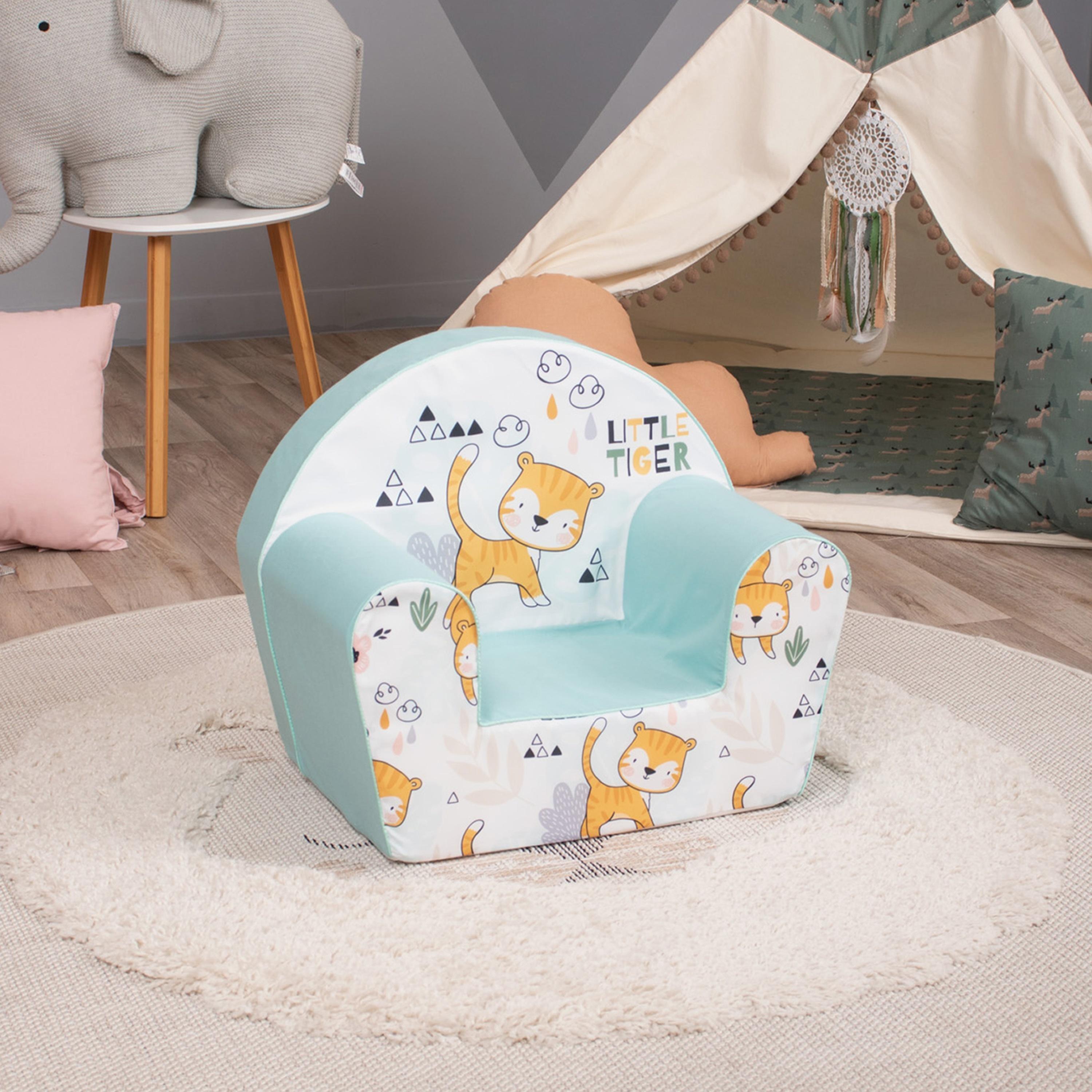 Delsit Printed Arm Chair - Little Tiger-baby-nursery-furniture-chairsandtables-image-2