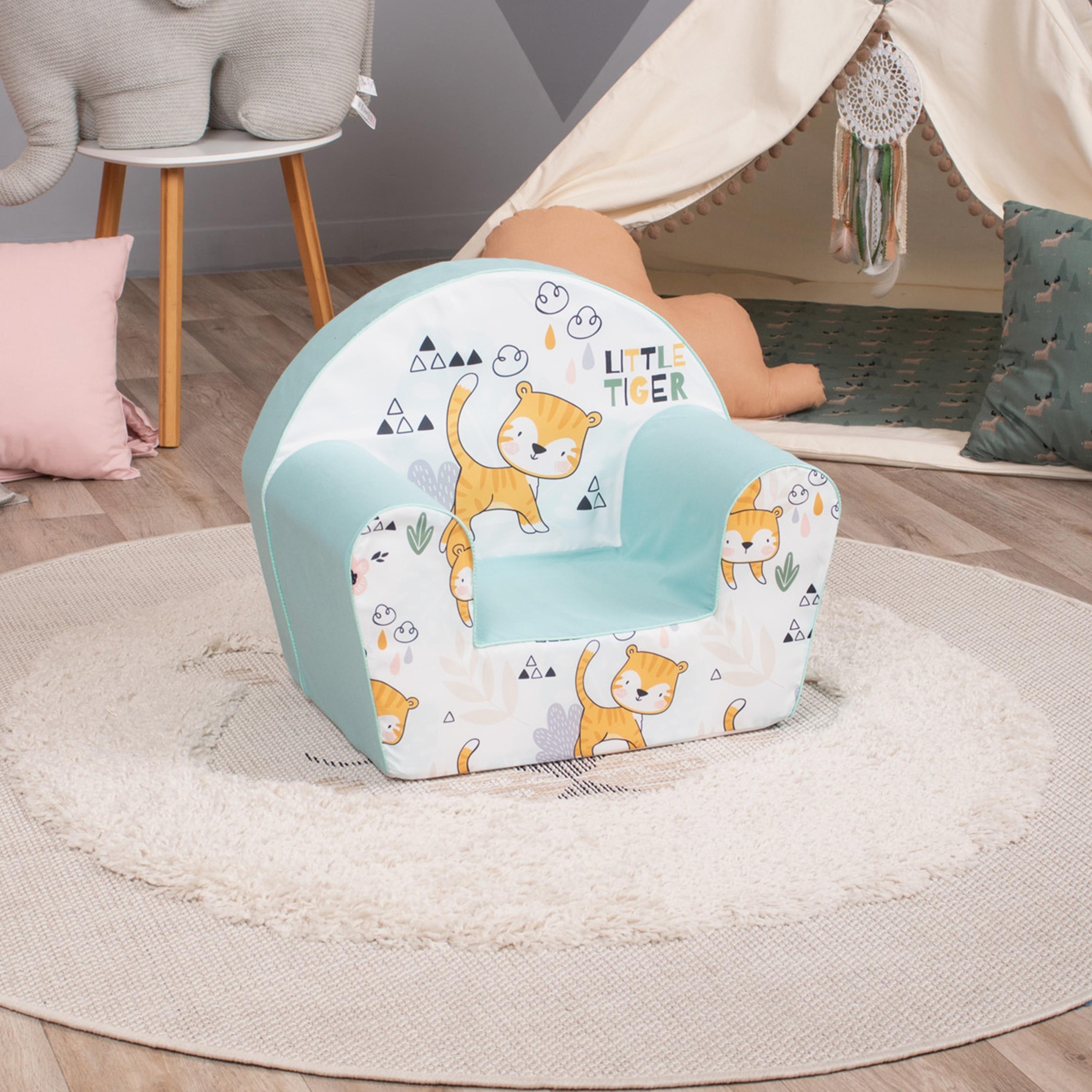 Delsit Printed Arm Chair - Little Tiger-baby-nursery-furniture-chairsandtables-image-3