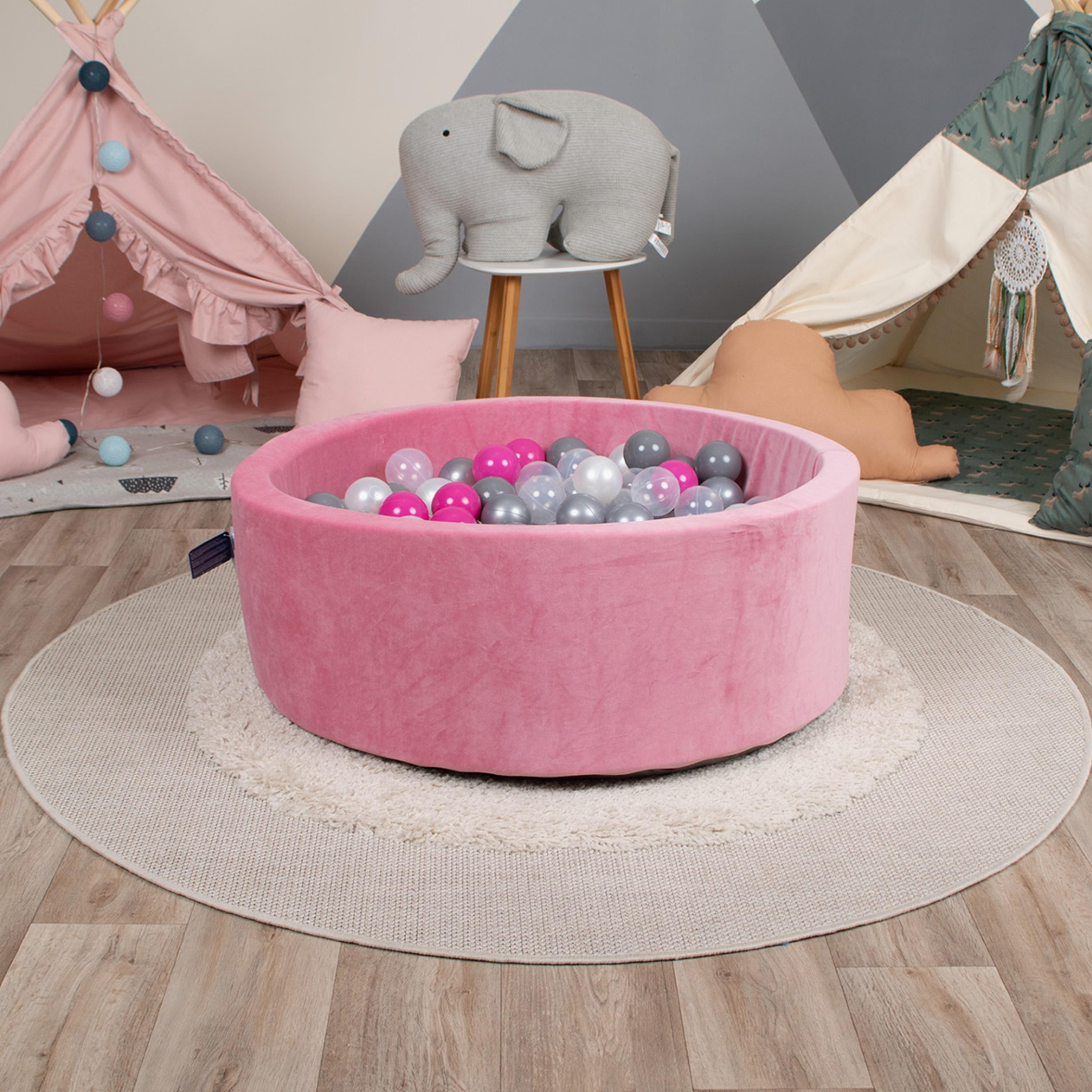 Delsit Solid Dry Pool with Balls - Pink-toys-outdoor-poolandbeach-pools-image-2