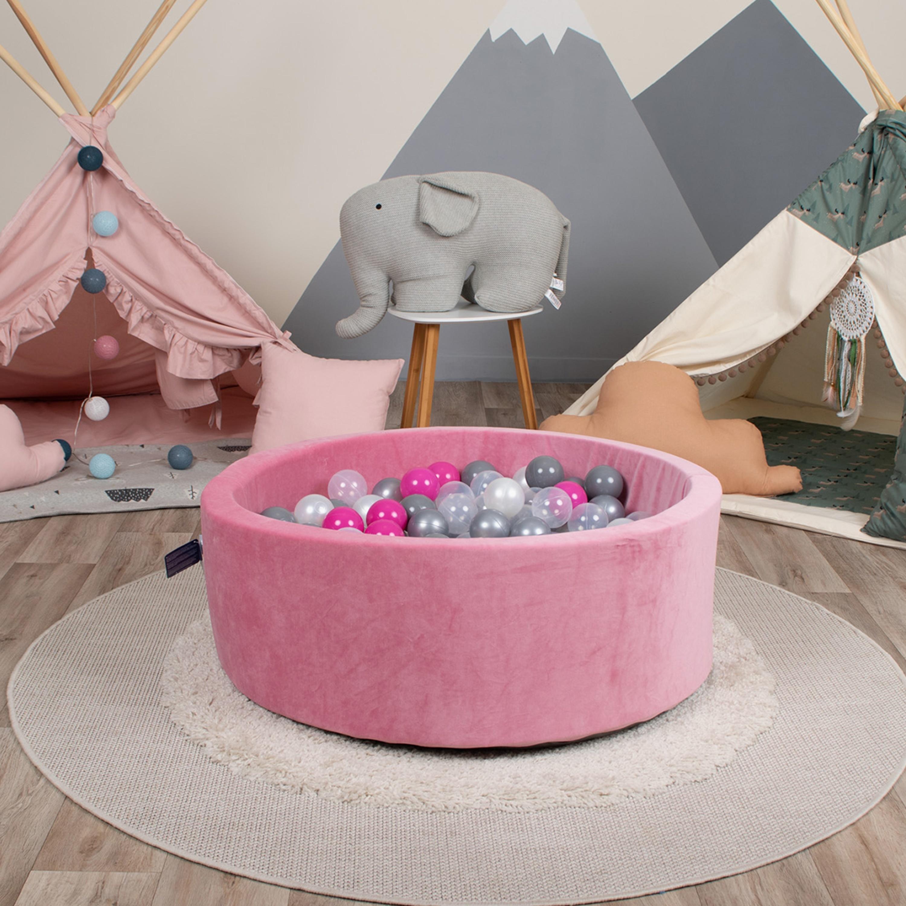 Delsit Solid Dry Pool with Balls - Pink-toys-outdoor-poolandbeach-pools-image-3