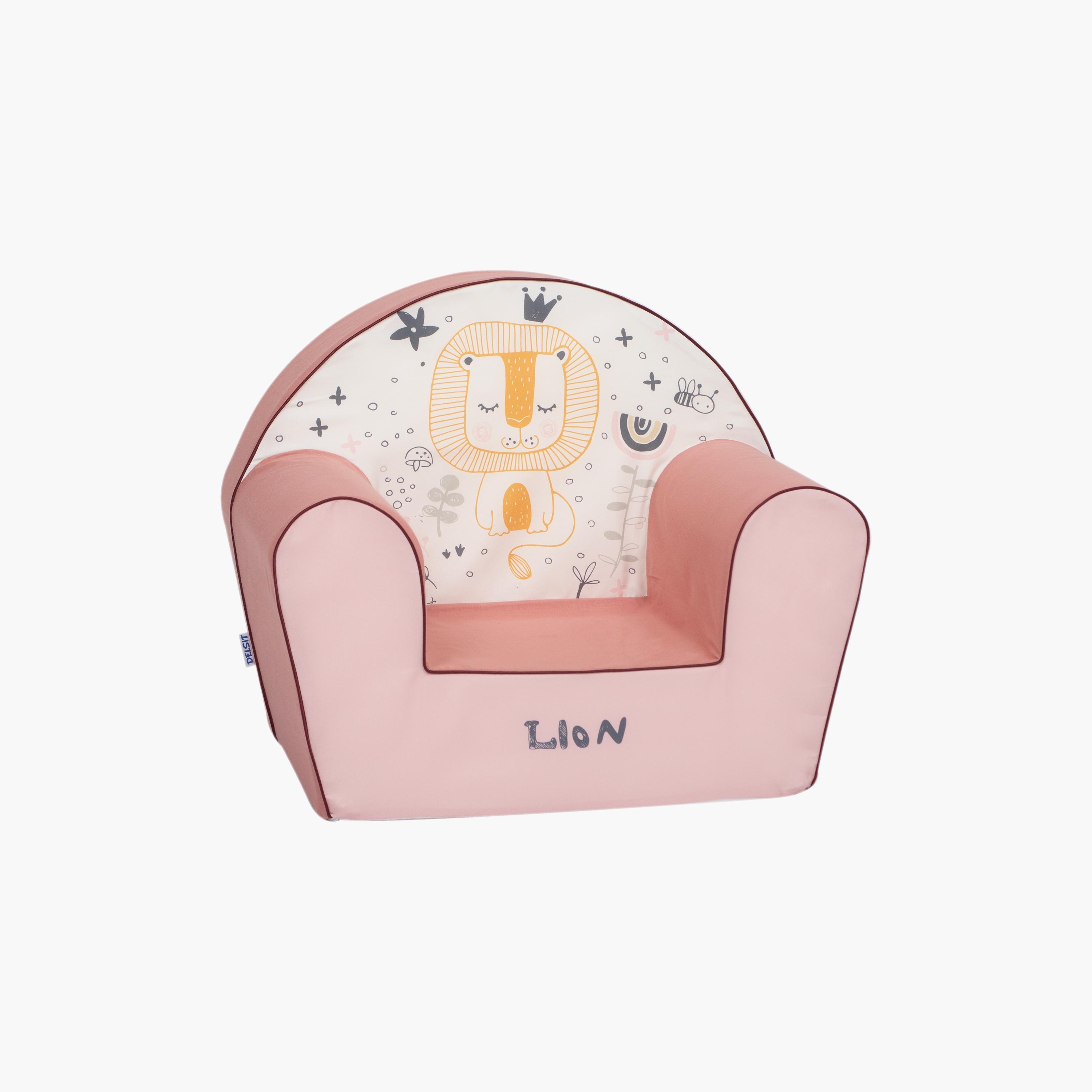 Delsit Printed Arm Chair - Rosa Lion-baby-nursery-furniture-chairsandtables-image-1