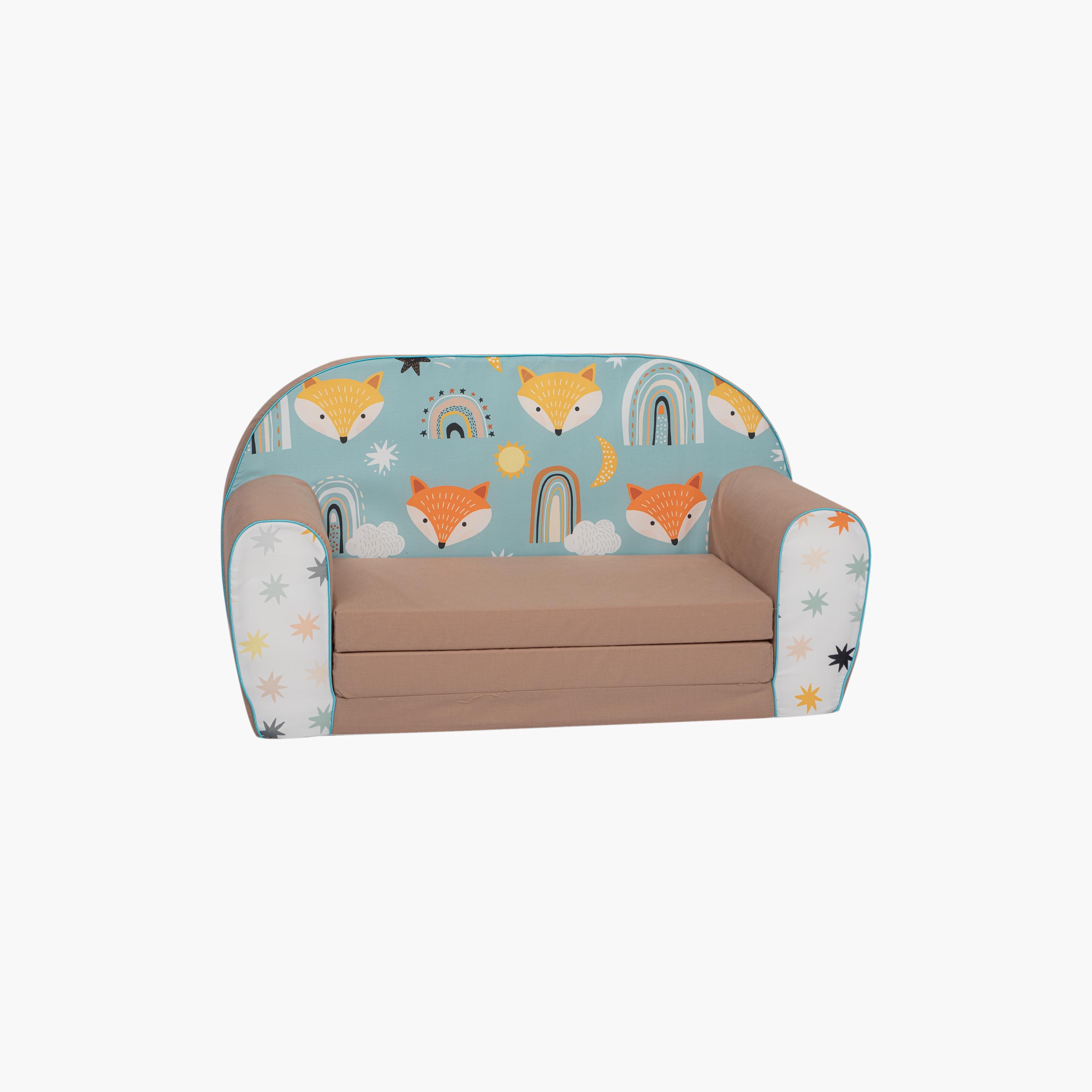 أريكة سرير مطبوعة من ديلسيت - ثعلب ونجوم-baby-nursery-furniture-chairsandtables-image-1