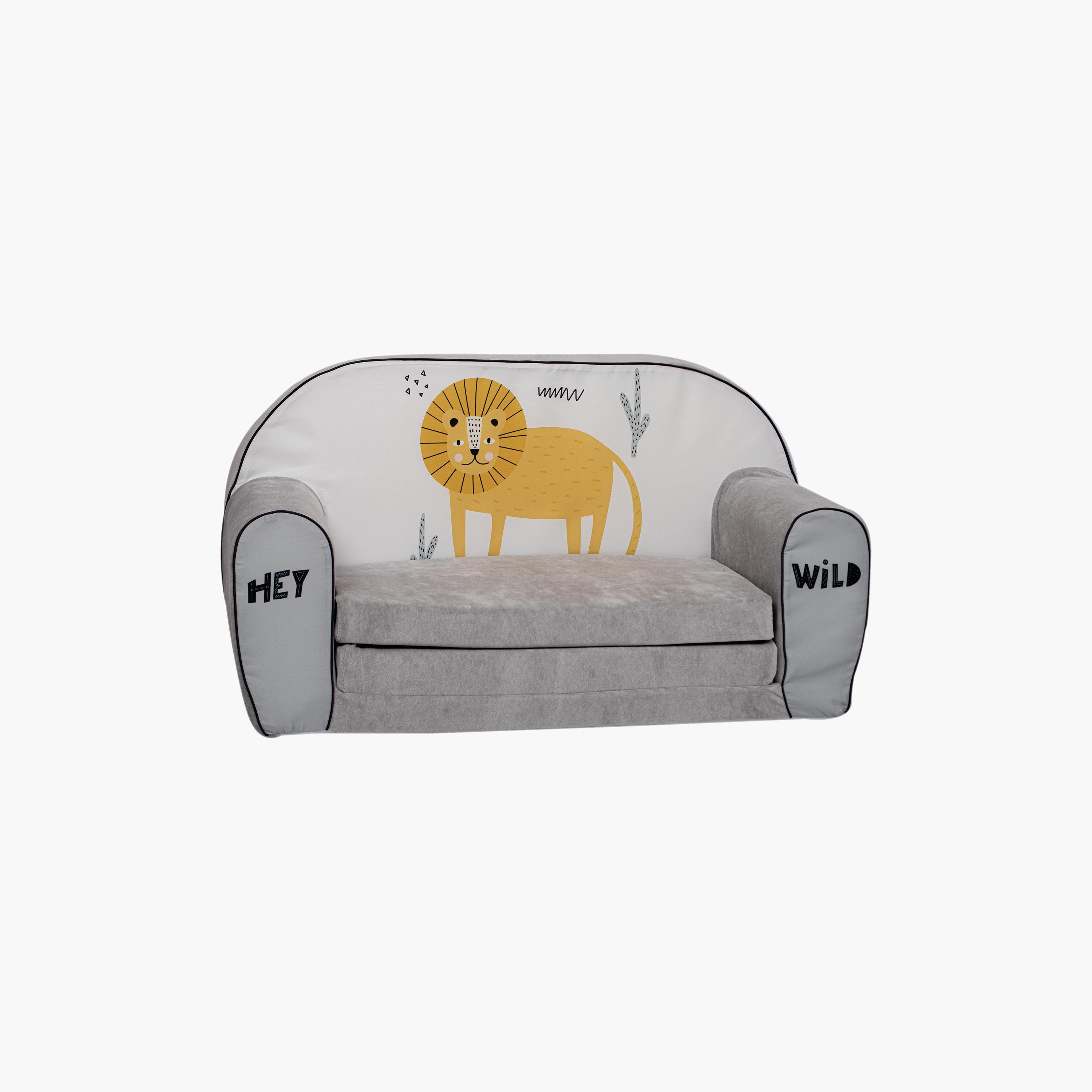 أريكة سرير مطبوعة من ديلسيت - هاي وايلد - رمادي-baby-nursery-furniture-chairsandtables-image-1