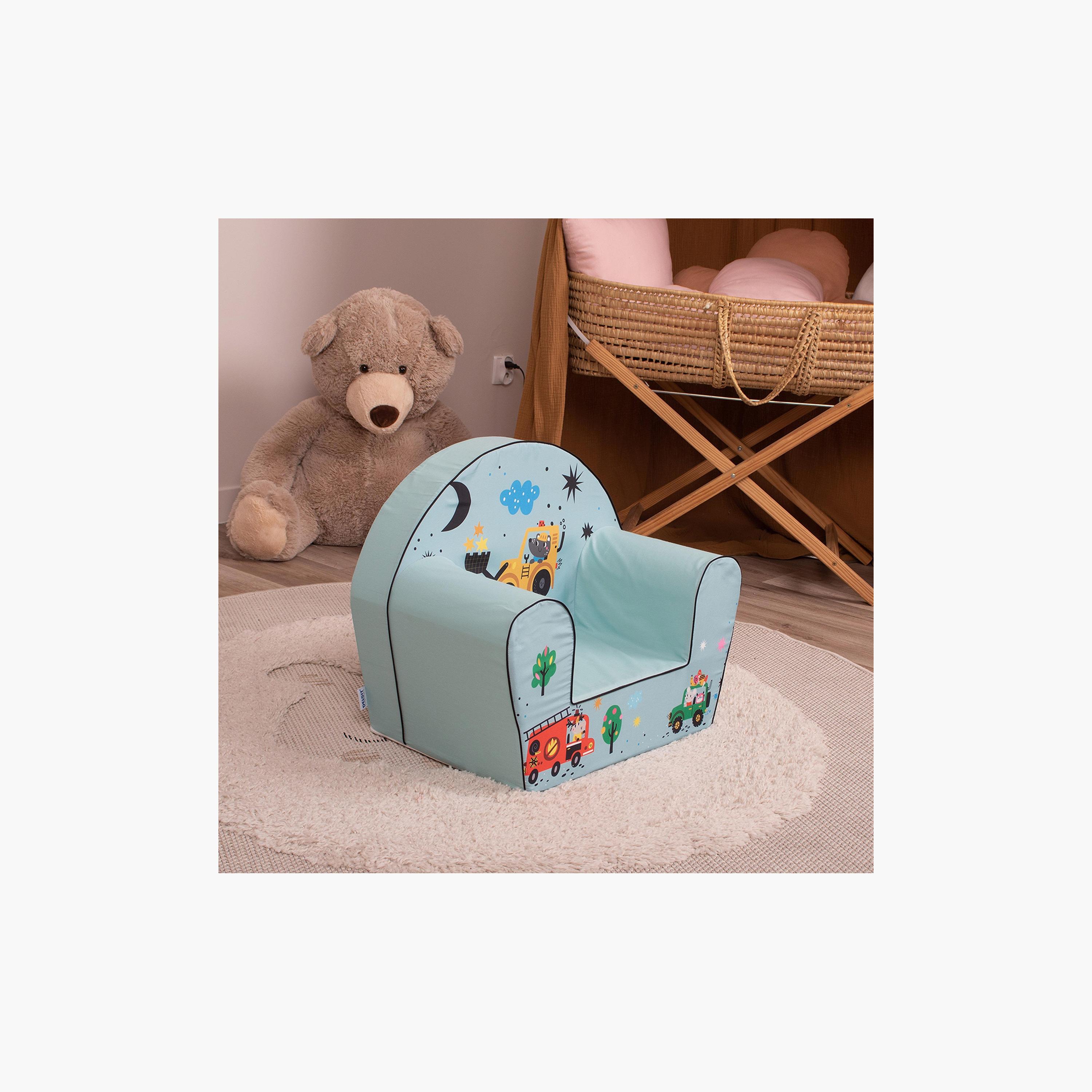 Delsit Printed Arm Chair - Night Excavator-baby-nursery-furniture-chairsandtables-image-4