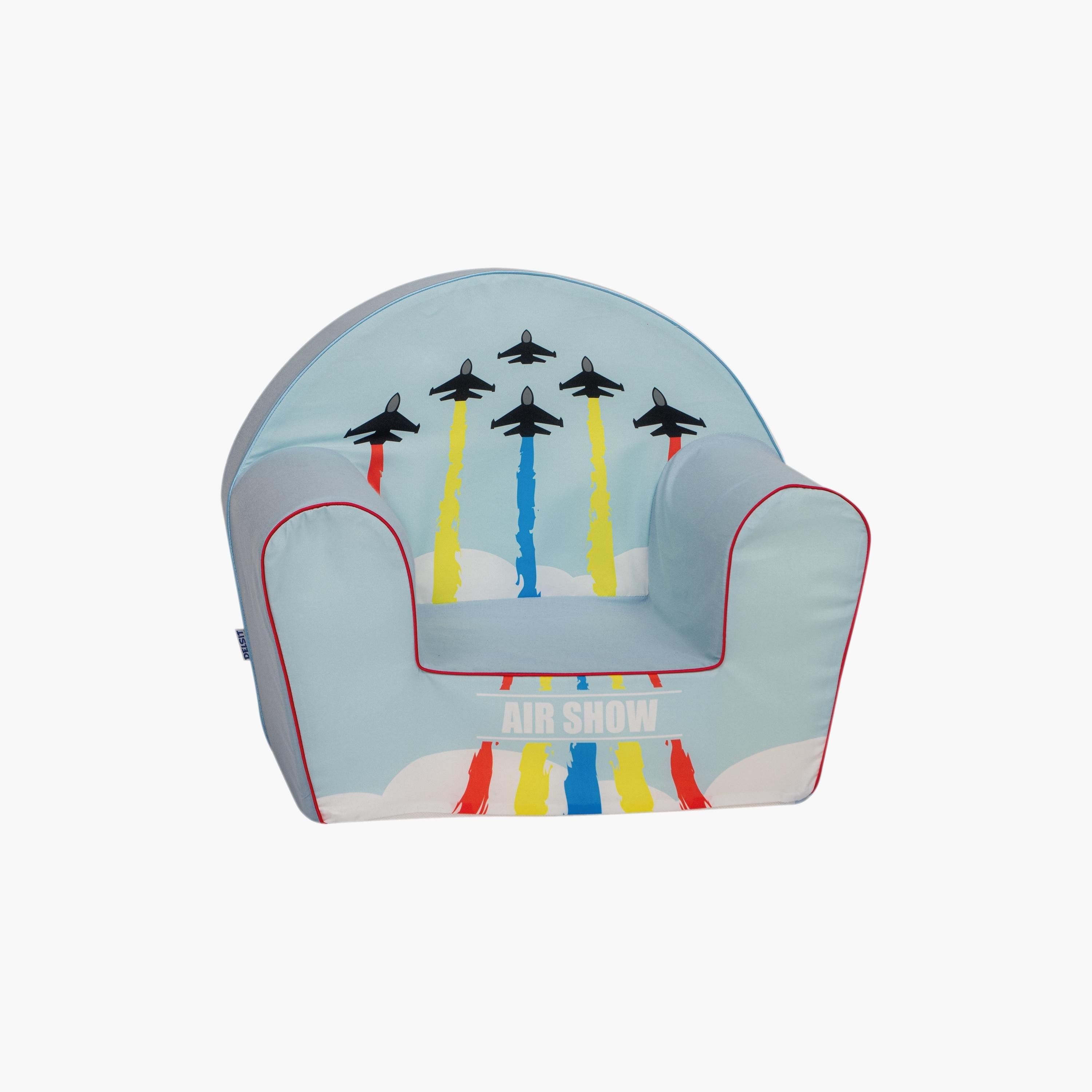 Delsit Printed Arm Chair - Air Show-baby-nursery-furniture-chairsandtables-image-1