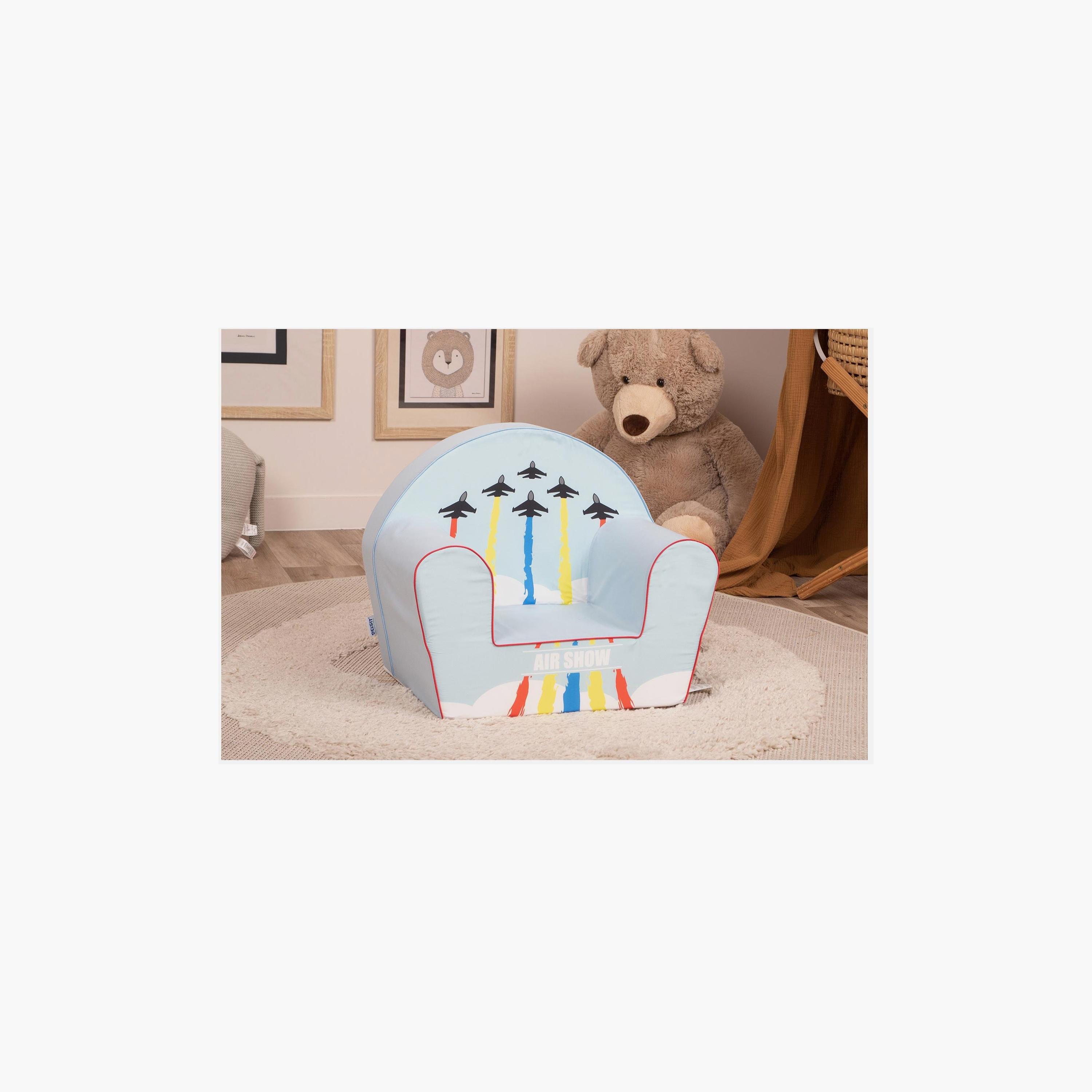 Delsit Printed Arm Chair - Air Show-baby-nursery-furniture-chairsandtables-image-3