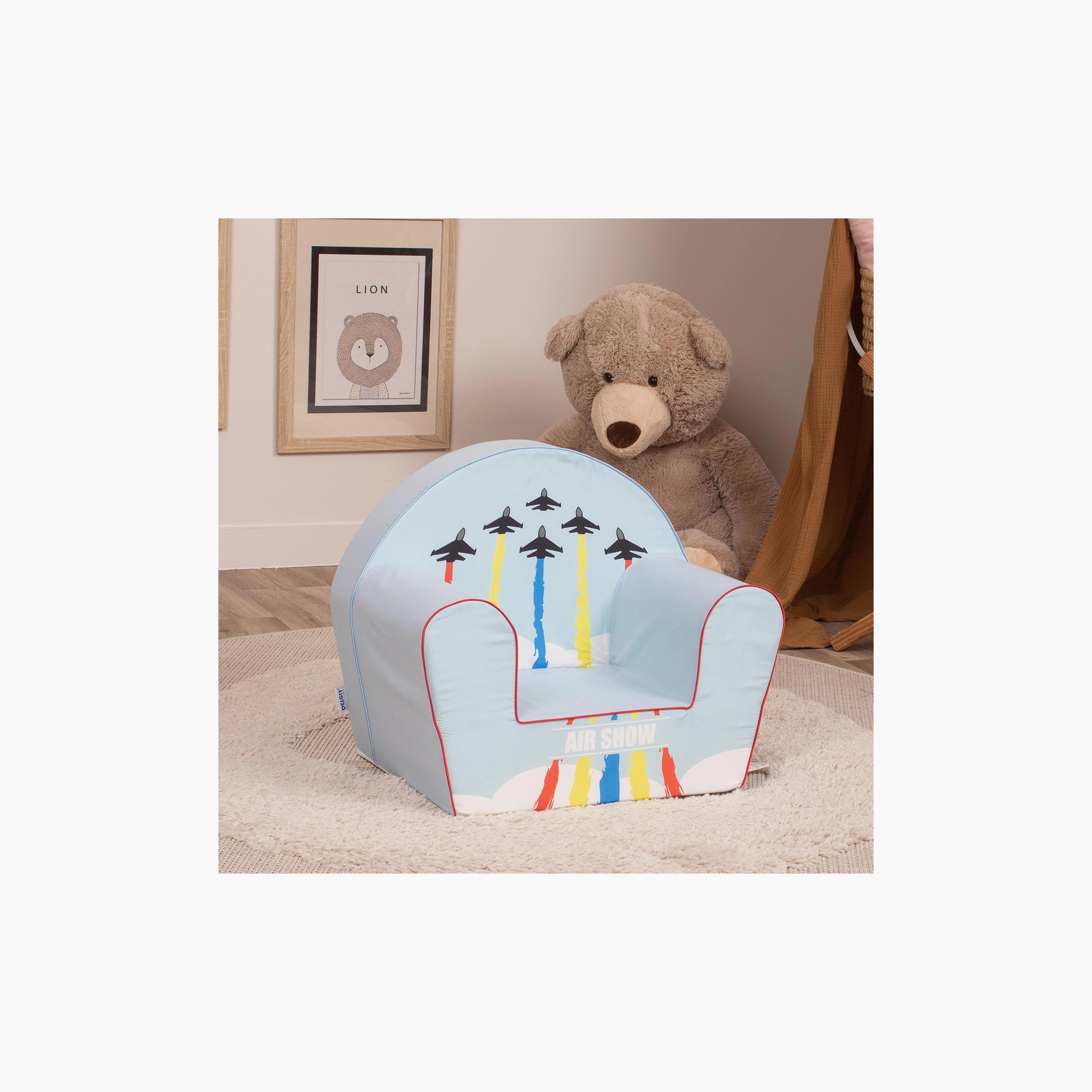 Delsit Printed Arm Chair - Air Show-baby-nursery-furniture-chairsandtables-image-4