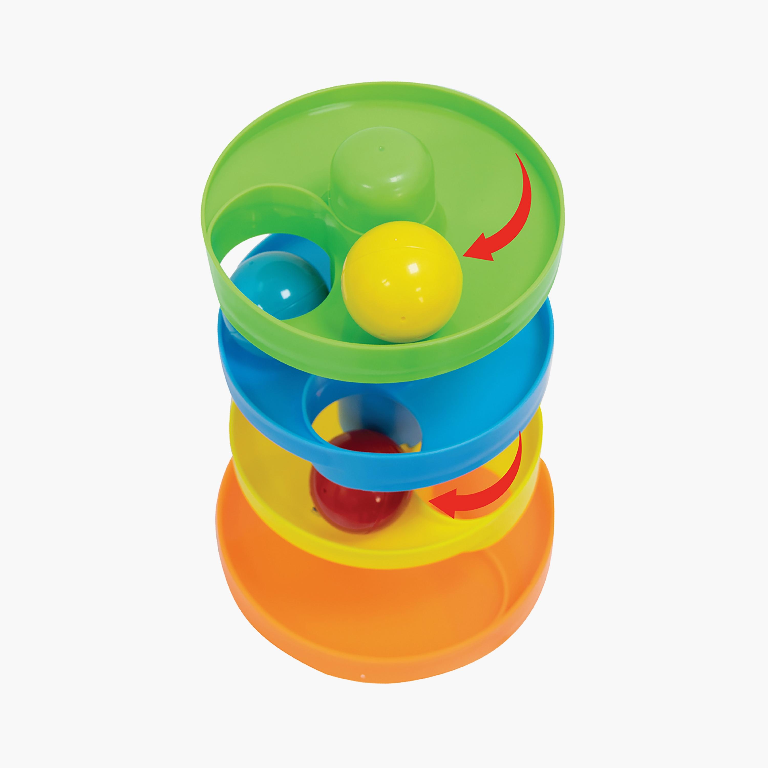Moon Spiral Ball Ramp Tower - Ball Drop & Roll Activity Playsets, 12 Months+-toys-playfigures-actionplaysets-image-3