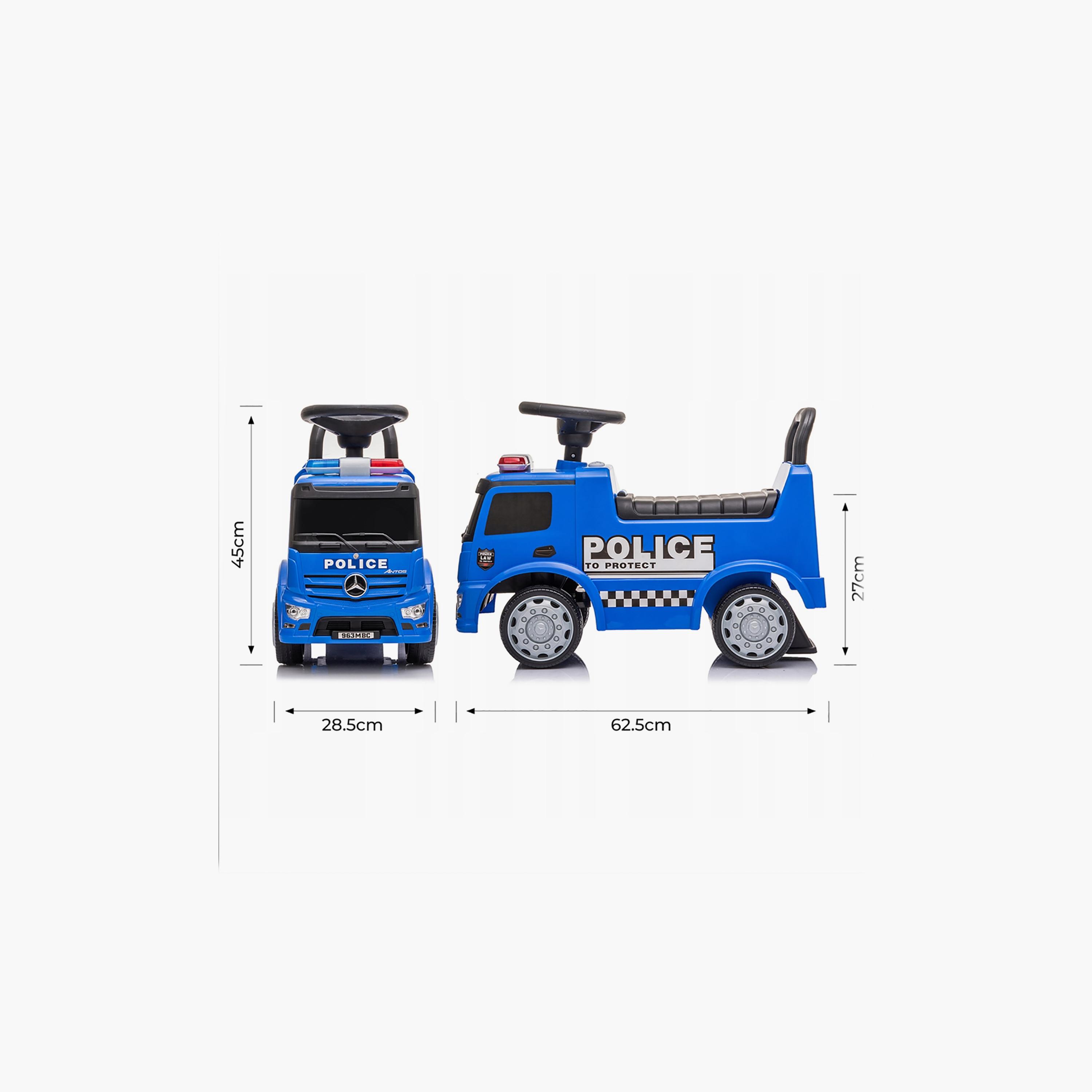شاحنة شرطة ركوب مرخصة من مرسيدس بنز من موون، حمراء، 12-36 شهرًا-toys-outdoor-bikesandrideons-electricvehicles-image-3