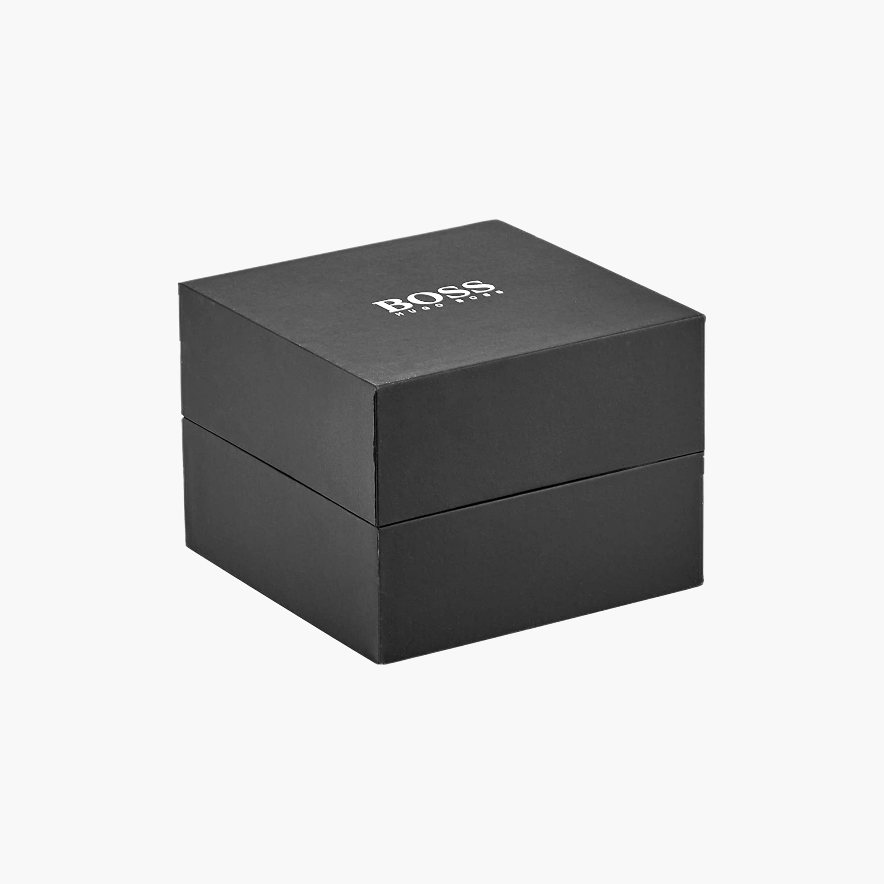 Black hugo boss watch mens sales