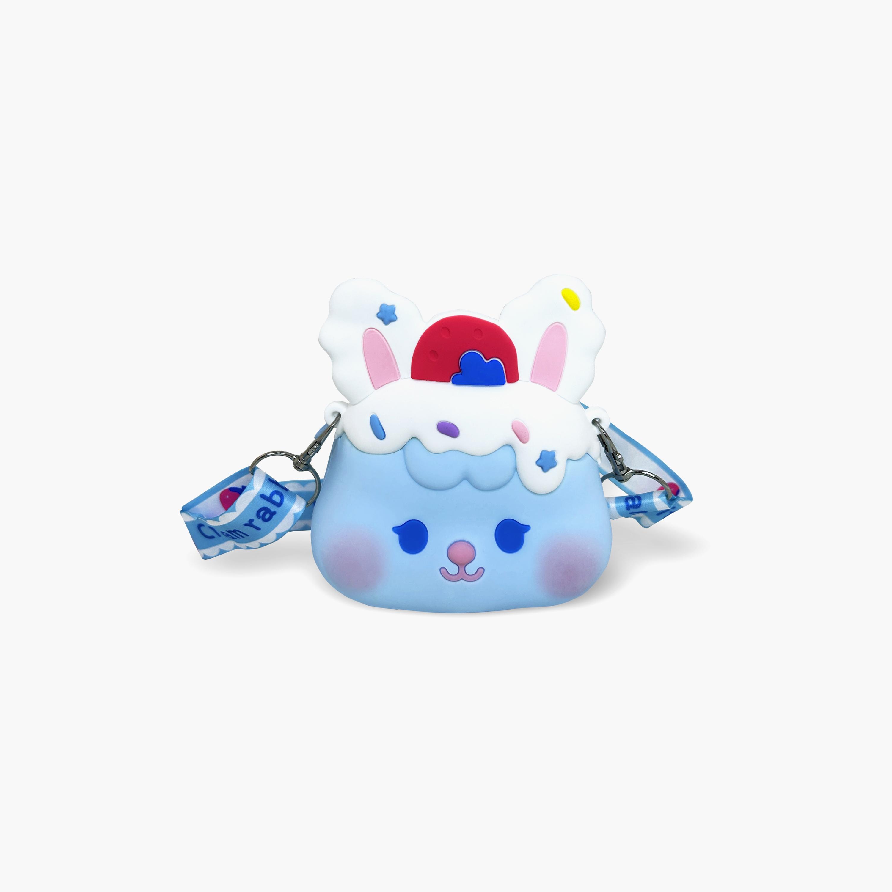 Ogi Mogi Toys Blue Bunny Colorful Rounded Shoulder Bag-girls-accessories-bags-image-1