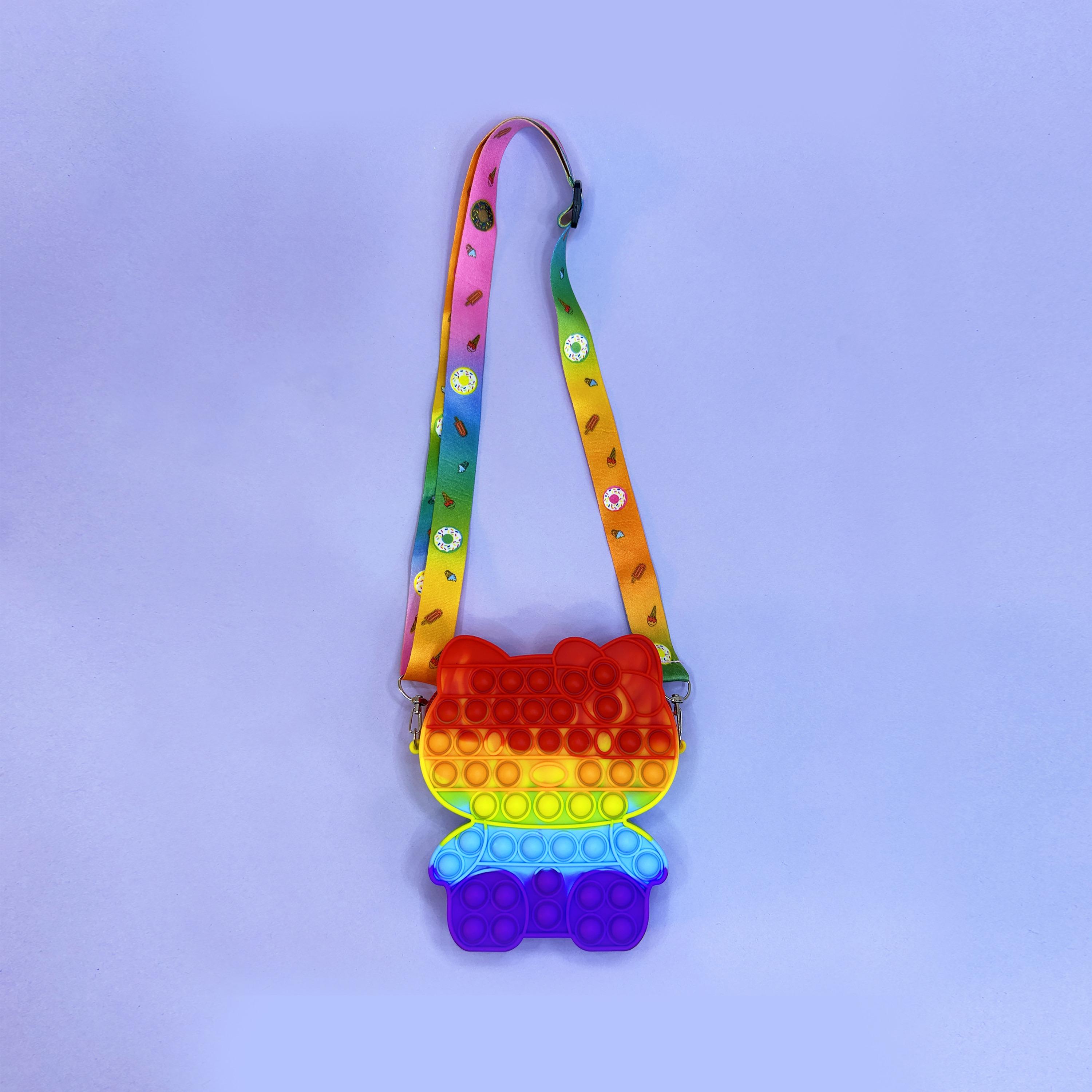 Ogi Mogi Toys Colorful Cat Rounded Shoulder Bag-girls-accessories-bags-image-5