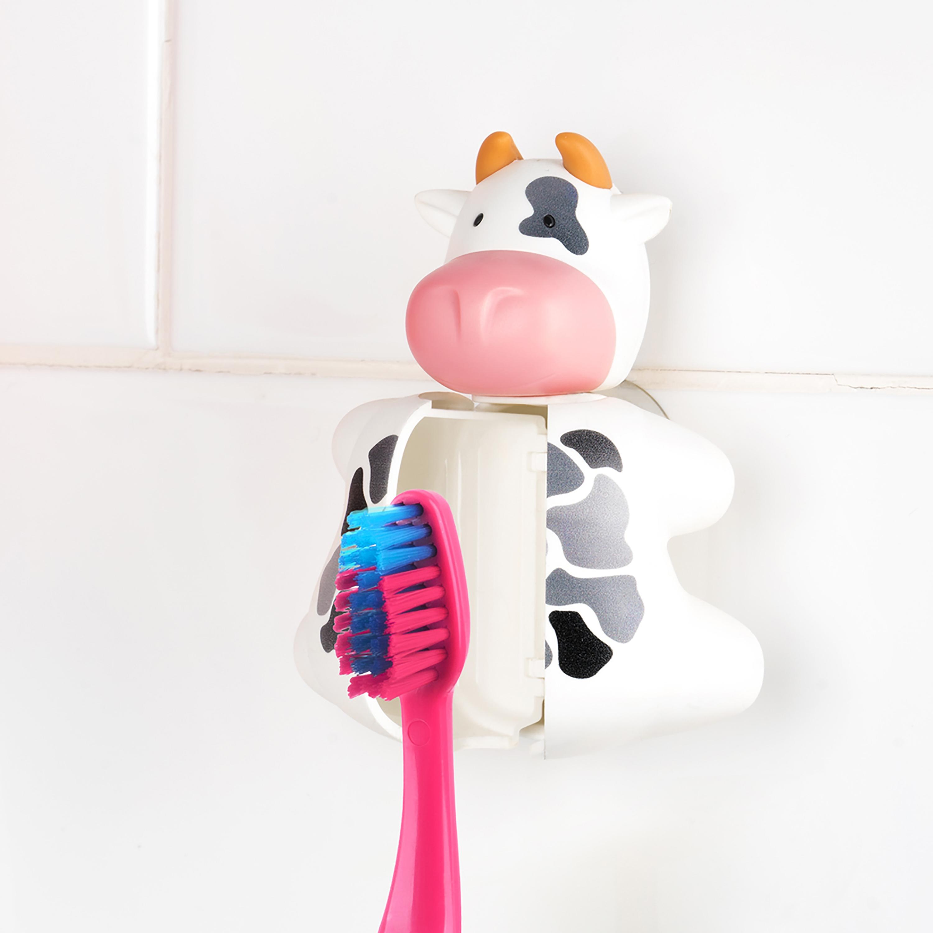 غطاء حامل فرشاة الأسنان قطعتين من فليبر، بقرة وفيل-baby-bathandcare-oralcare-image-5