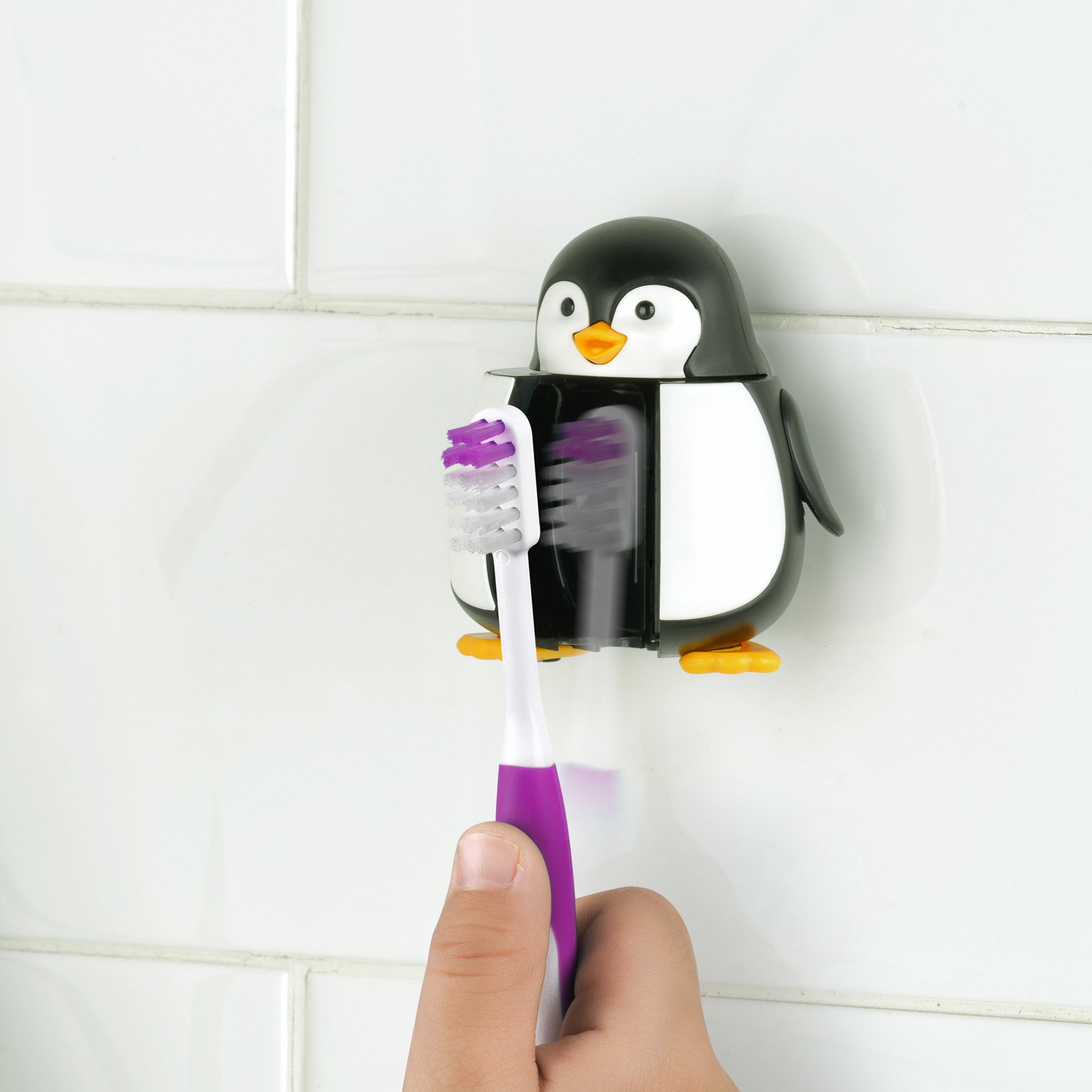 غطاء حامل فرشاة الأسنان قطعتين من فليبر، باندا وبنجوين-baby-bathandcare-oralcare-image-4