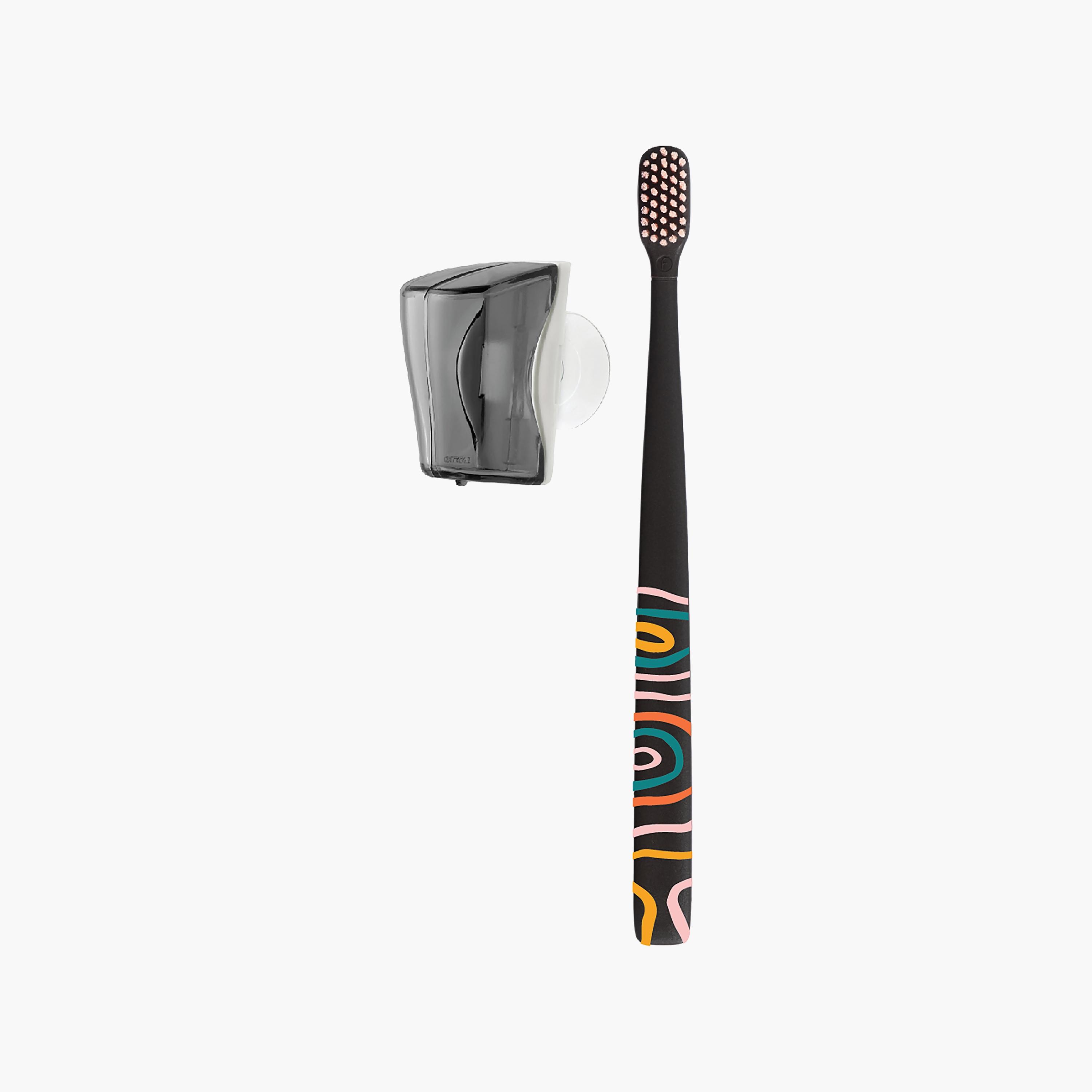مجموعة فرشاة أسنان تويجو وغطاء قطعتين من فليبر، أزرق محيطي ودخان-baby-bathandcare-oralcare-image-3