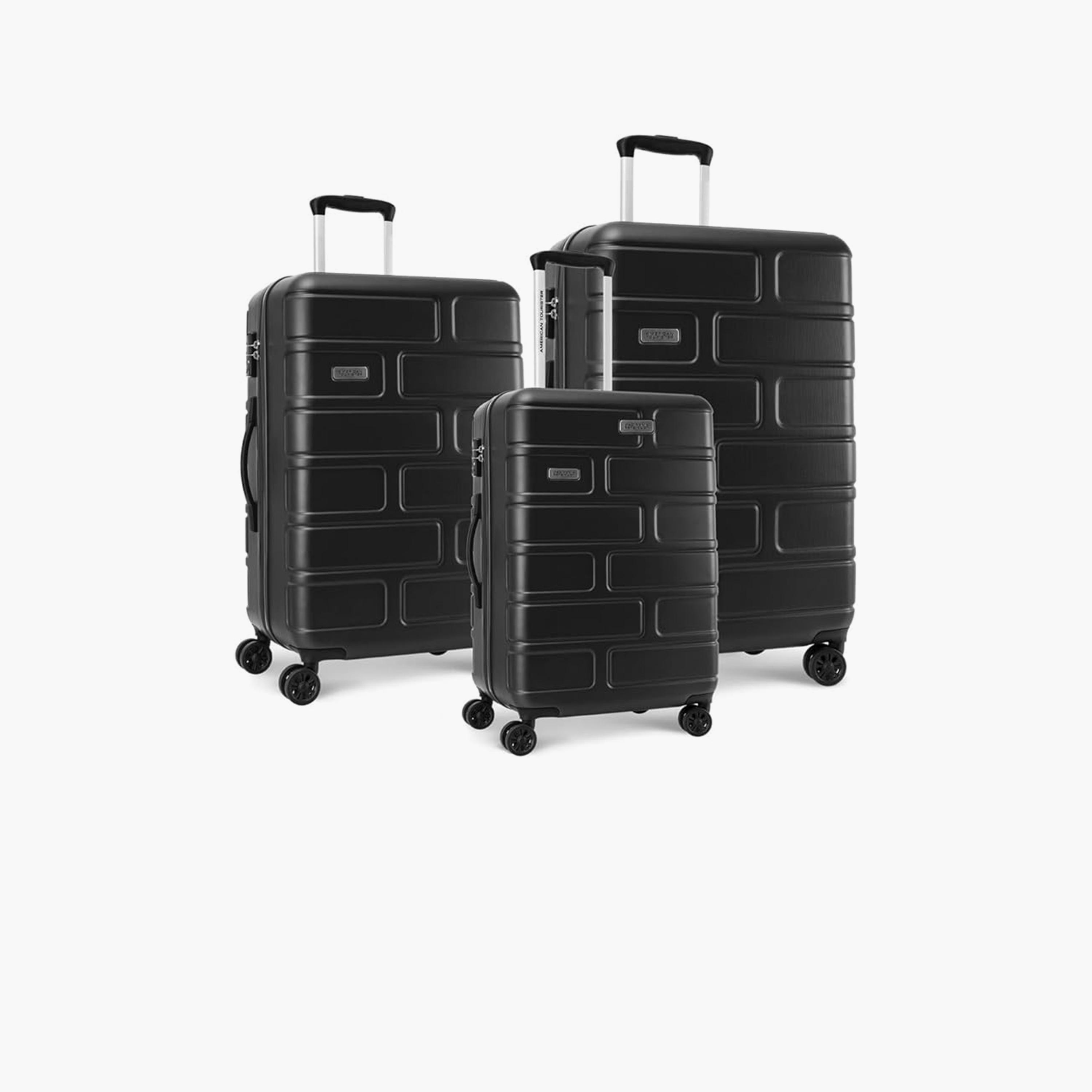 American Tourister Bricklane Set of 3 ABS Hard Sided 4-Wheeler Spinner Luggage Trolley Bag with TSA Lock-travel-luggagesandbags-luggage-image-1