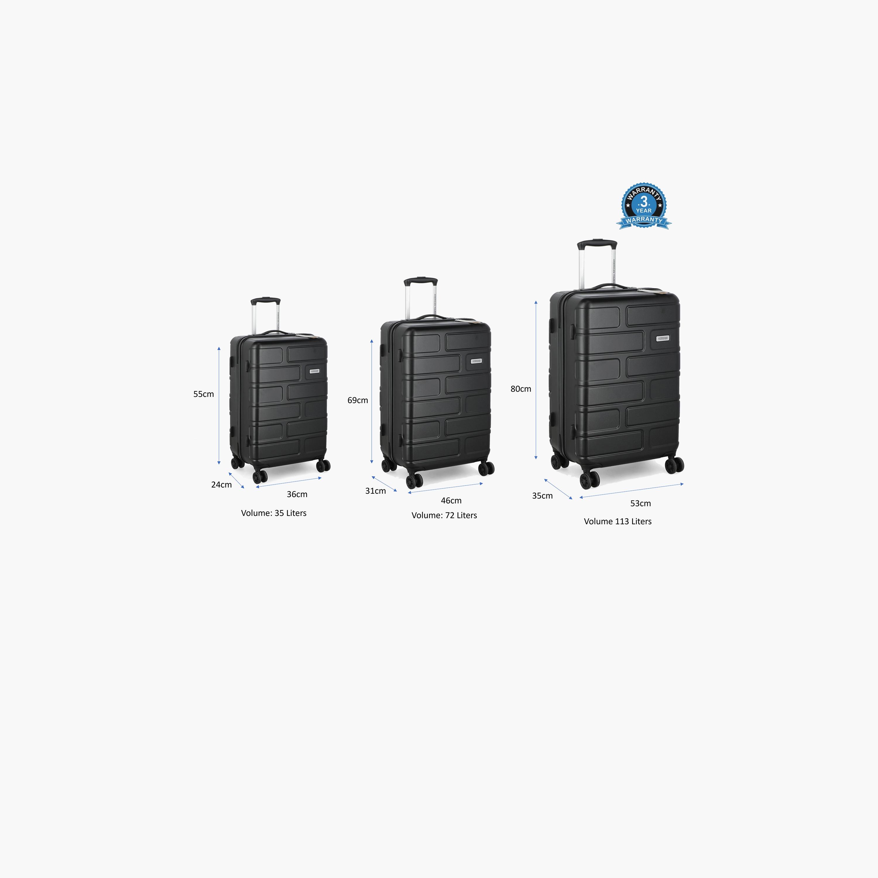 أمريكان توريستر- طقم شنط بريكلين مكونة من 3 شنط أمتعة هيكل صلب بأربع عجلات ABS مع قفل TSA-travel-luggagesandbags-luggage-image-2