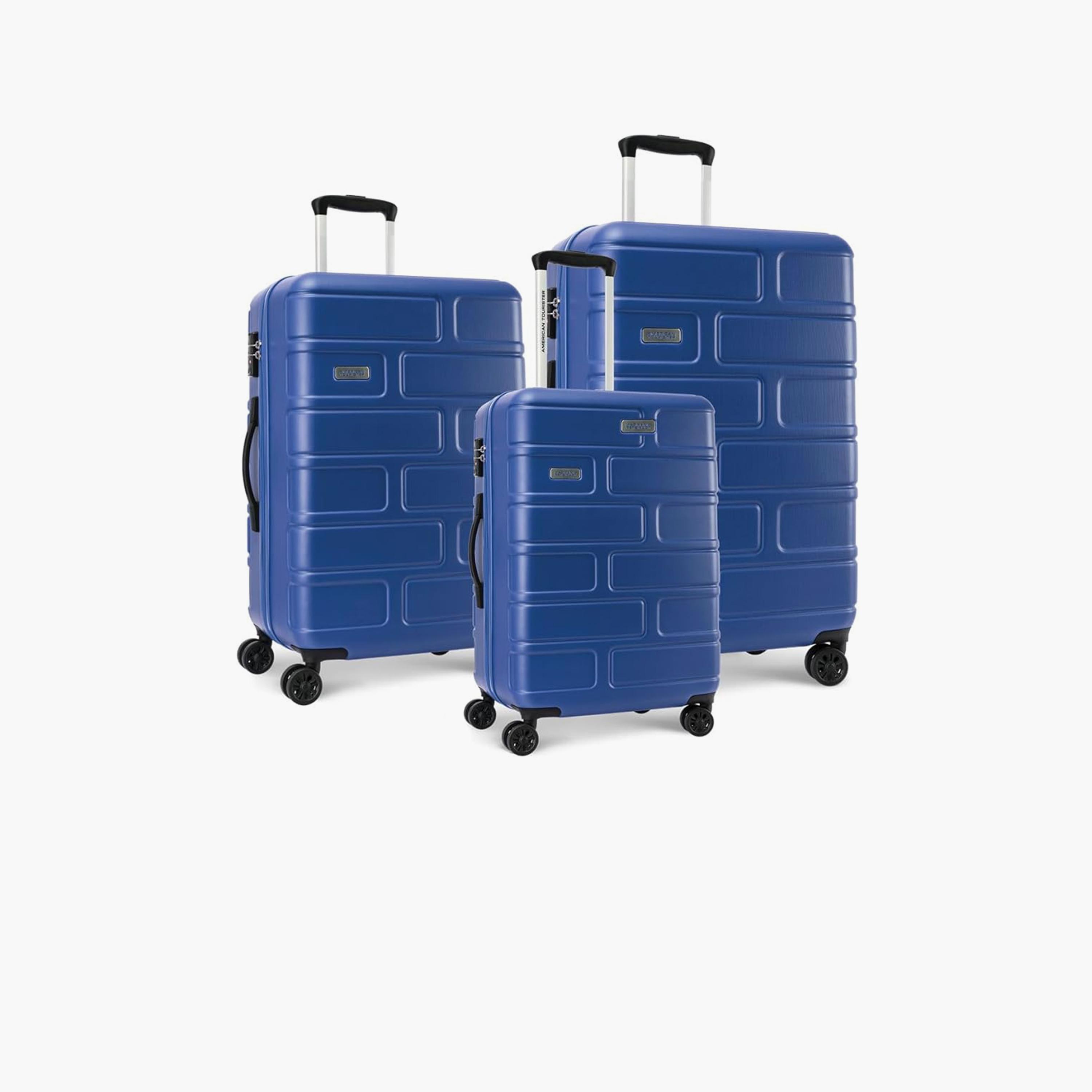 أمريكان توريستر- طقم شنط بريكلين مكونة من 3 شنط أمتعة هيكل صلب بأربع عجلات ABS مع قفل TSA-travel-luggagesandbags-luggage-image-1