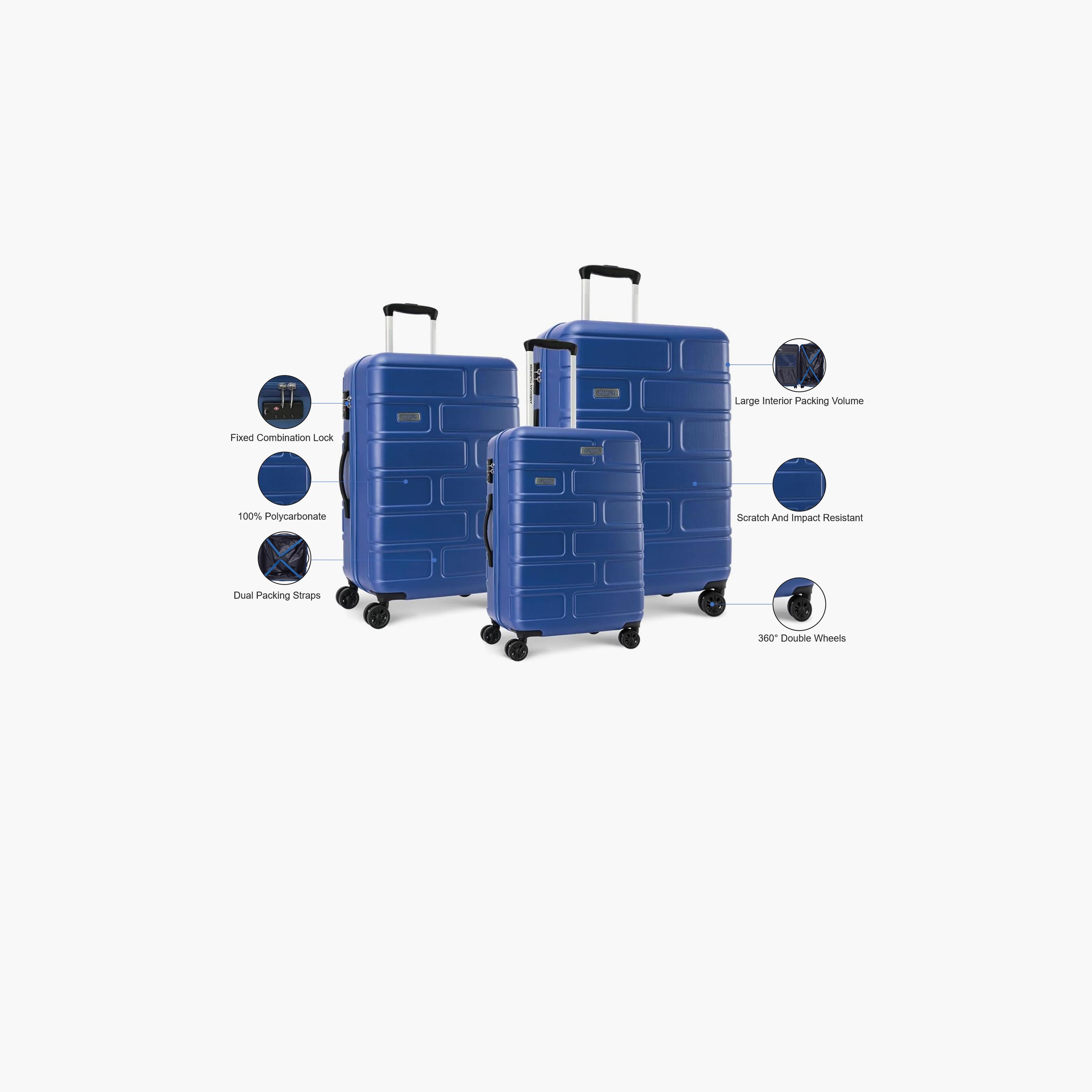 American Tourister Bricklane Set of 3 ABS Hard Sided 4-Wheeler Spinner Luggage Trolley Bag with TSA Lock-travel-luggagesandbags-luggage-image-3