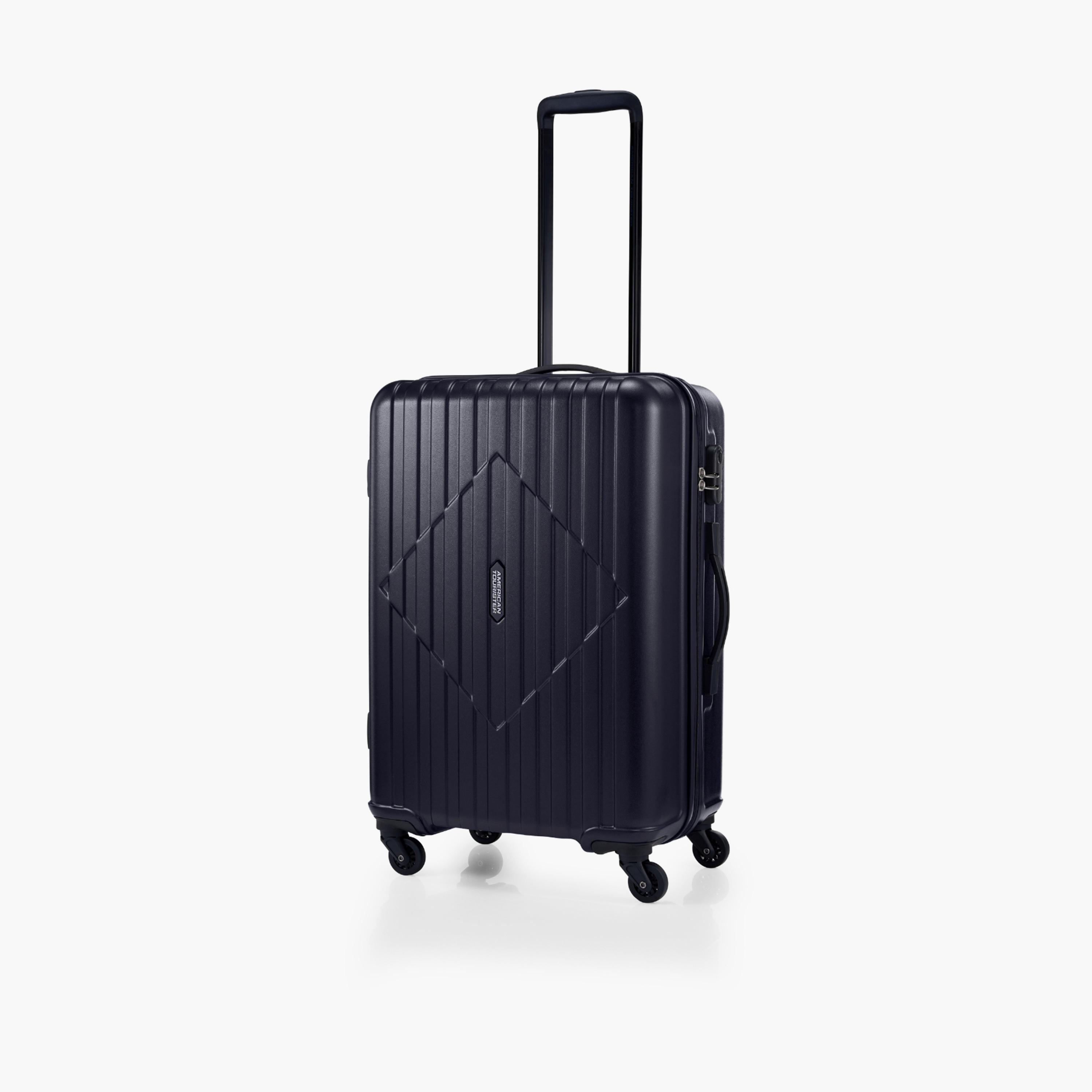 American Tourister Skytrac 68 CM Medium Check-in ABS Hard Sided 4-Wheeler Spinner Luggage Trolley Bag with TSA Lock-travel-luggagesandbags-luggage-image-1