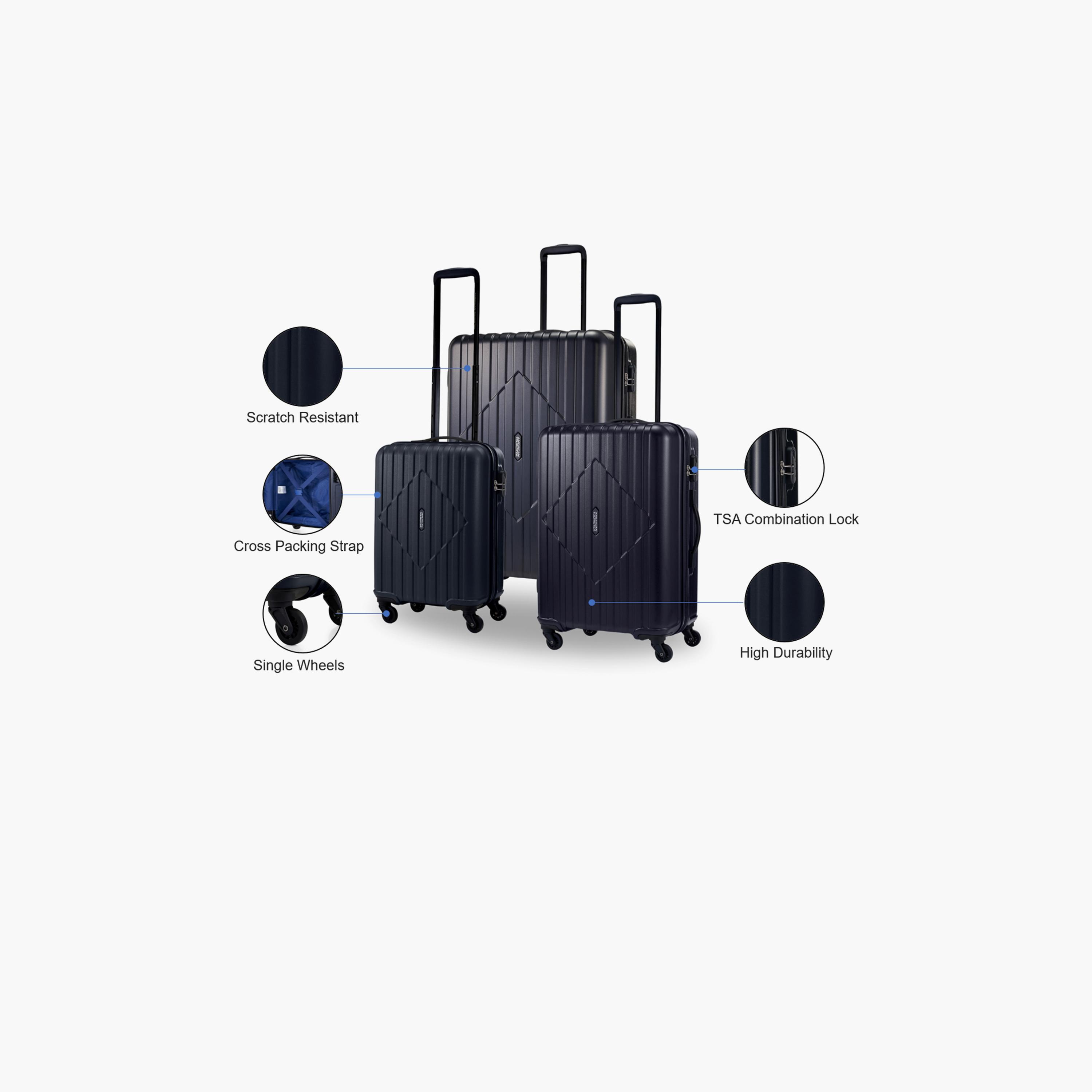 أمريكان توريستر - طقم شنط سفر سكاي تراك مكون من 3 شنط ABS هيكل صلب بأربع عجلات مع قفل TSA-travel-luggagesandbags-luggage-image-5