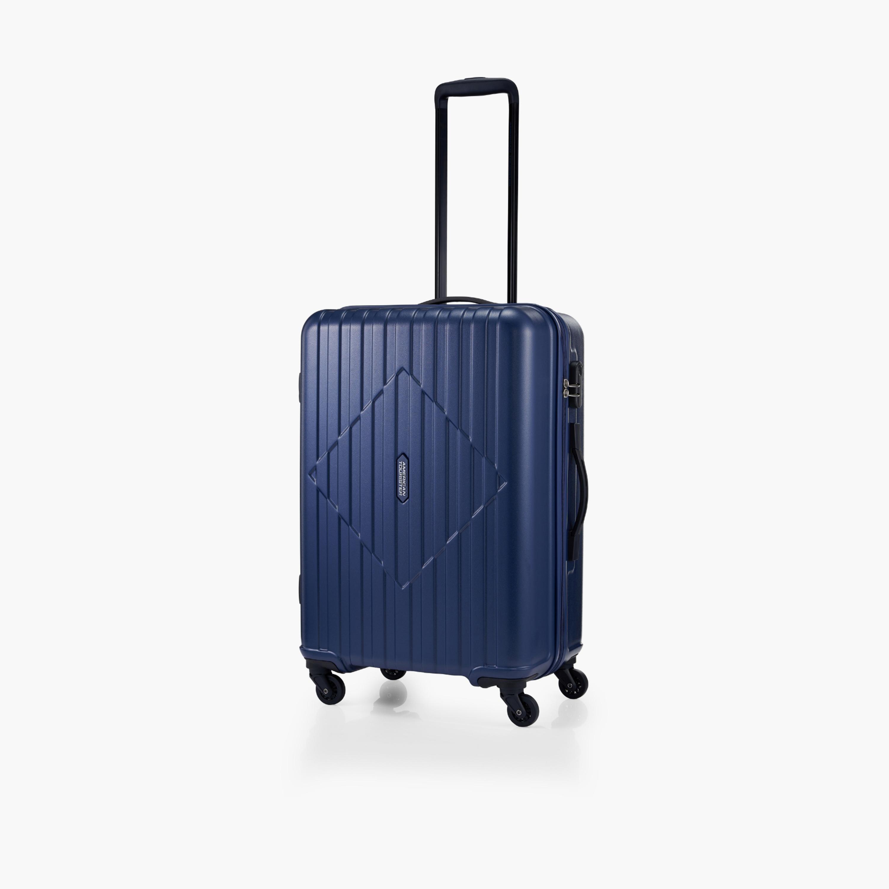 American Tourister Skytrac 68 CM Medium Check-in ABS Hard Sided 4-Wheeler Spinner Luggage Trolley Bag with TSA Lock-travel-luggagesandbags-luggage-image-1