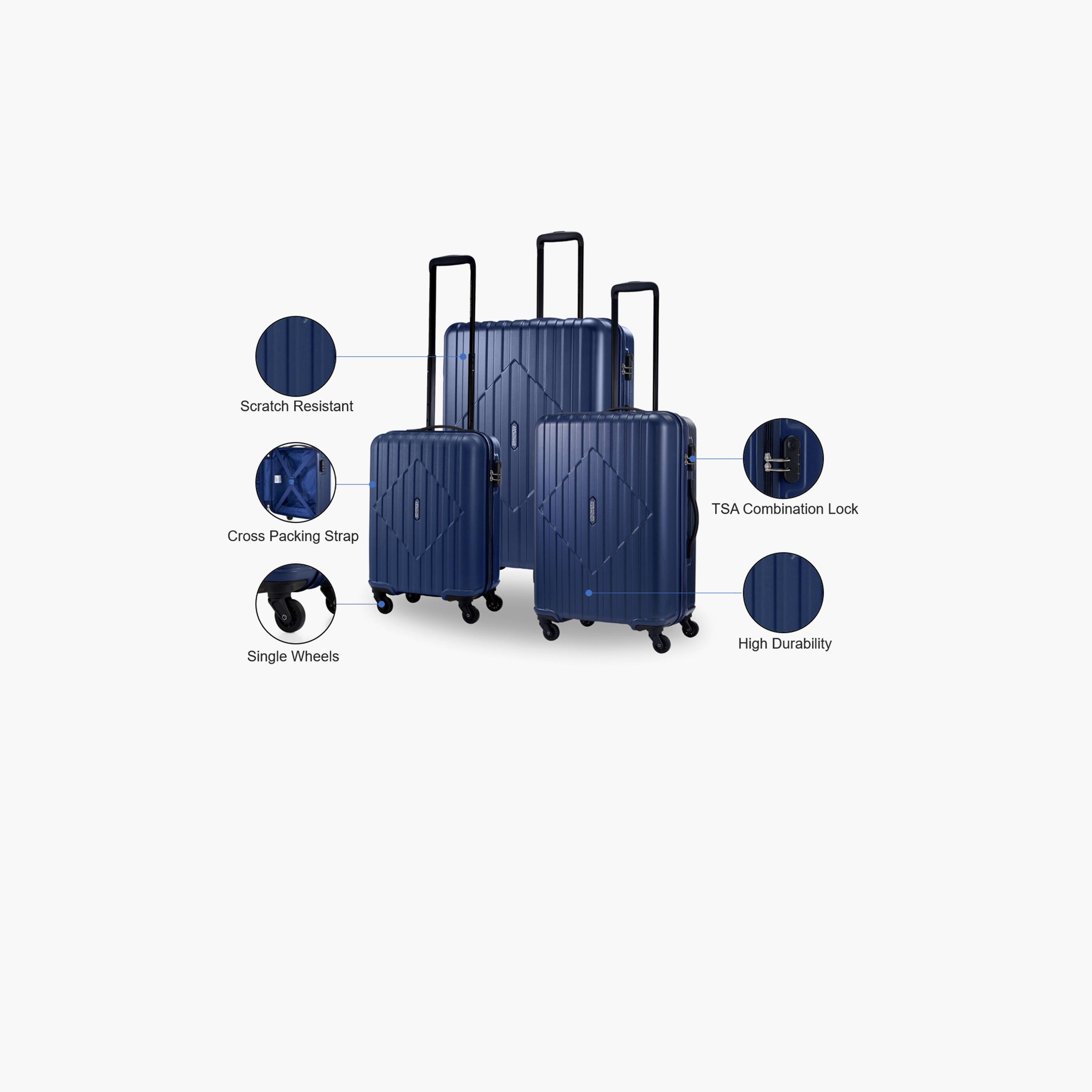 American Tourister Skytrac Set of 3 ABS Hard Sided 4-Wheeler Spinner Luggage Trolley Bag with TSA Lock-travel-luggagesandbags-luggage-image-3