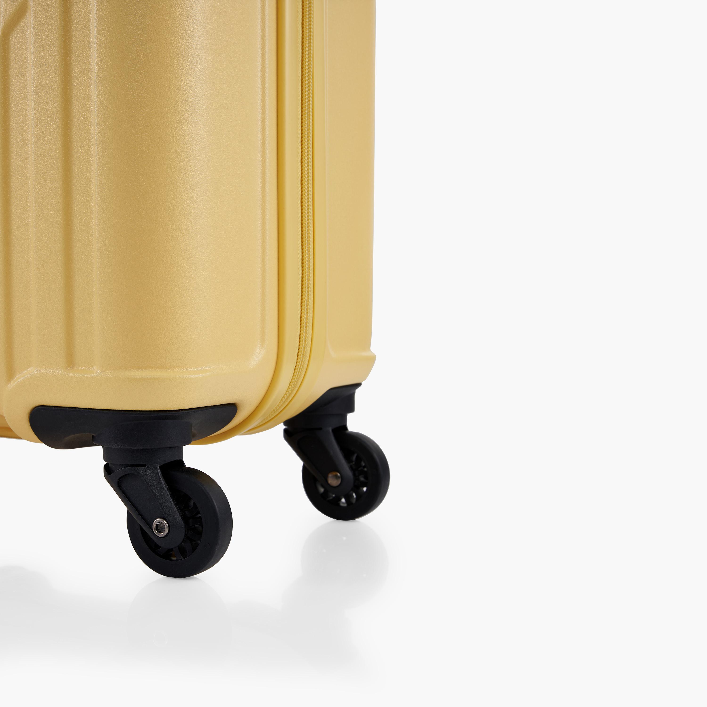 American Tourister Skytrac 55 CM Small Cabin ABS Hard Sided 4-Wheeler Spinner Luggage Trolley Bag with TSA Lock-travel-luggagesandbags-luggage-image-3