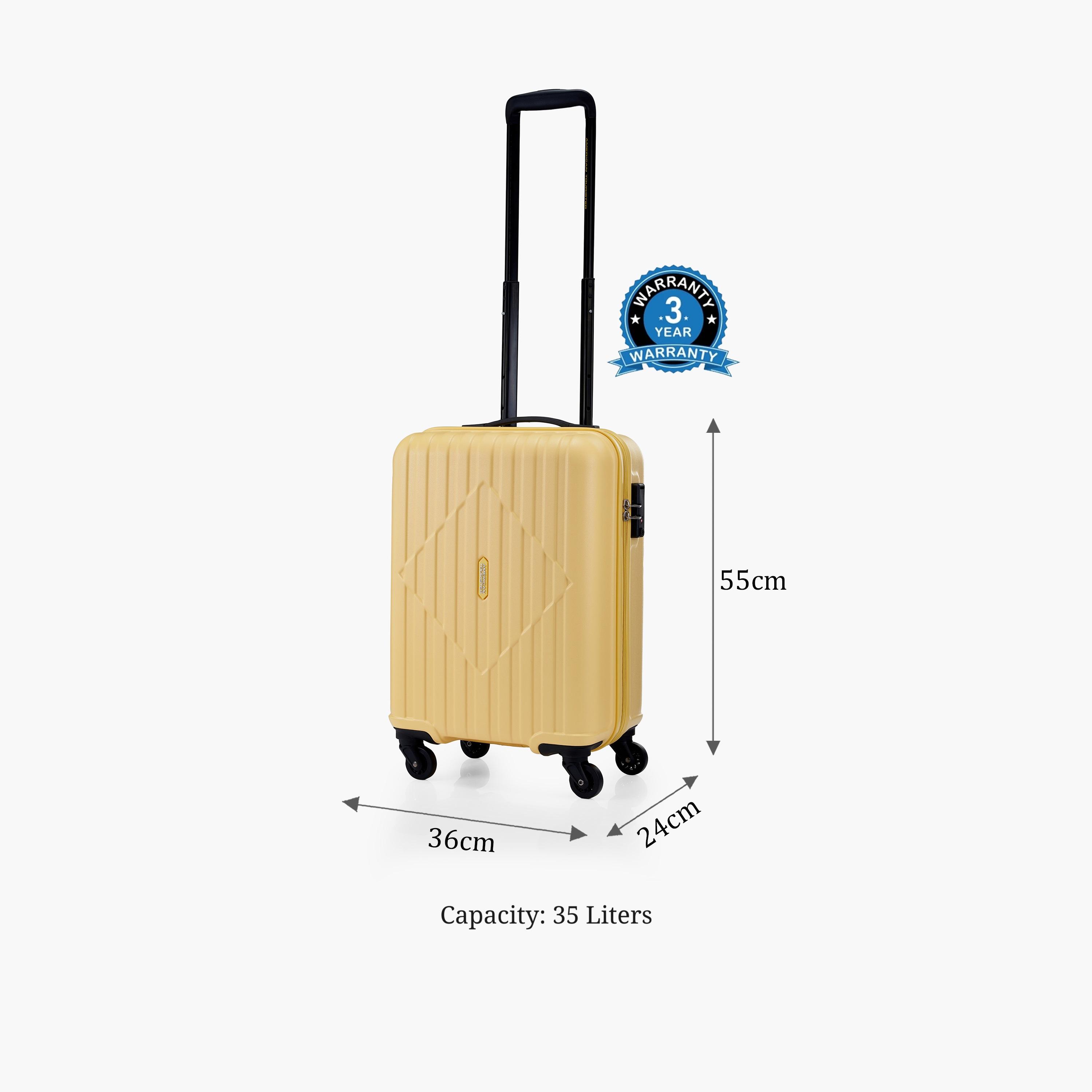 American Tourister Skytrac 55 CM Small Cabin ABS Hard Sided 4-Wheeler Spinner Luggage Trolley Bag with TSA Lock-travel-luggagesandbags-luggage-image-6
