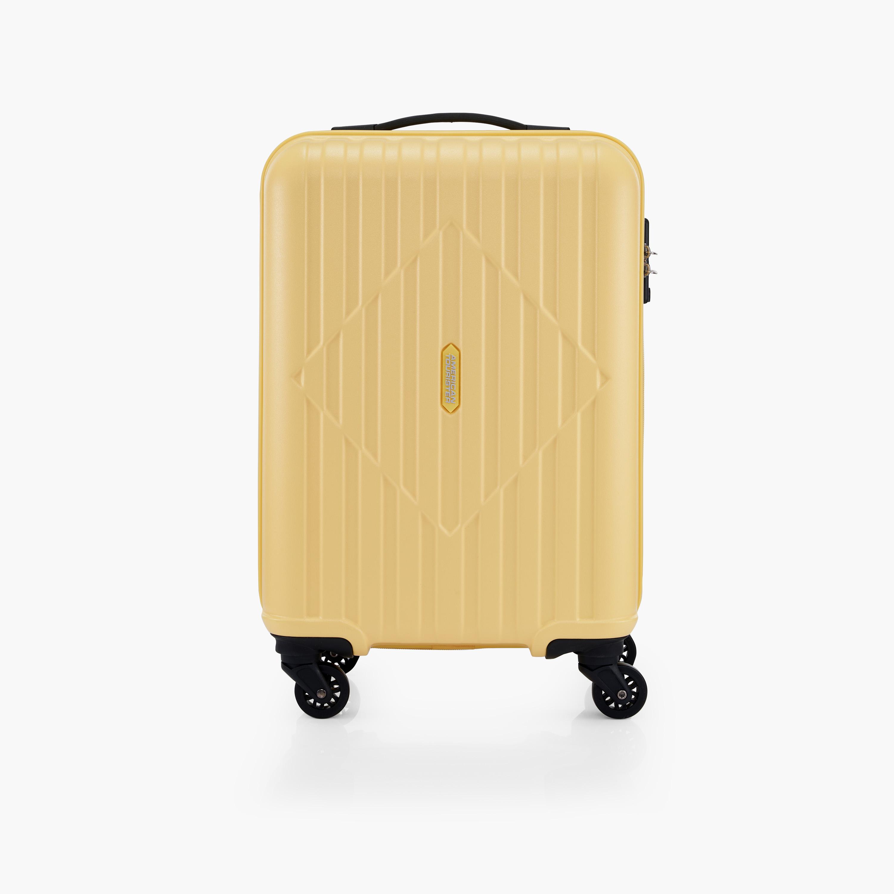 American Tourister Skytrac 55 CM Small Cabin ABS Hard Sided 4-Wheeler Spinner Luggage Trolley Bag with TSA Lock-travel-luggagesandbags-luggage-image-9
