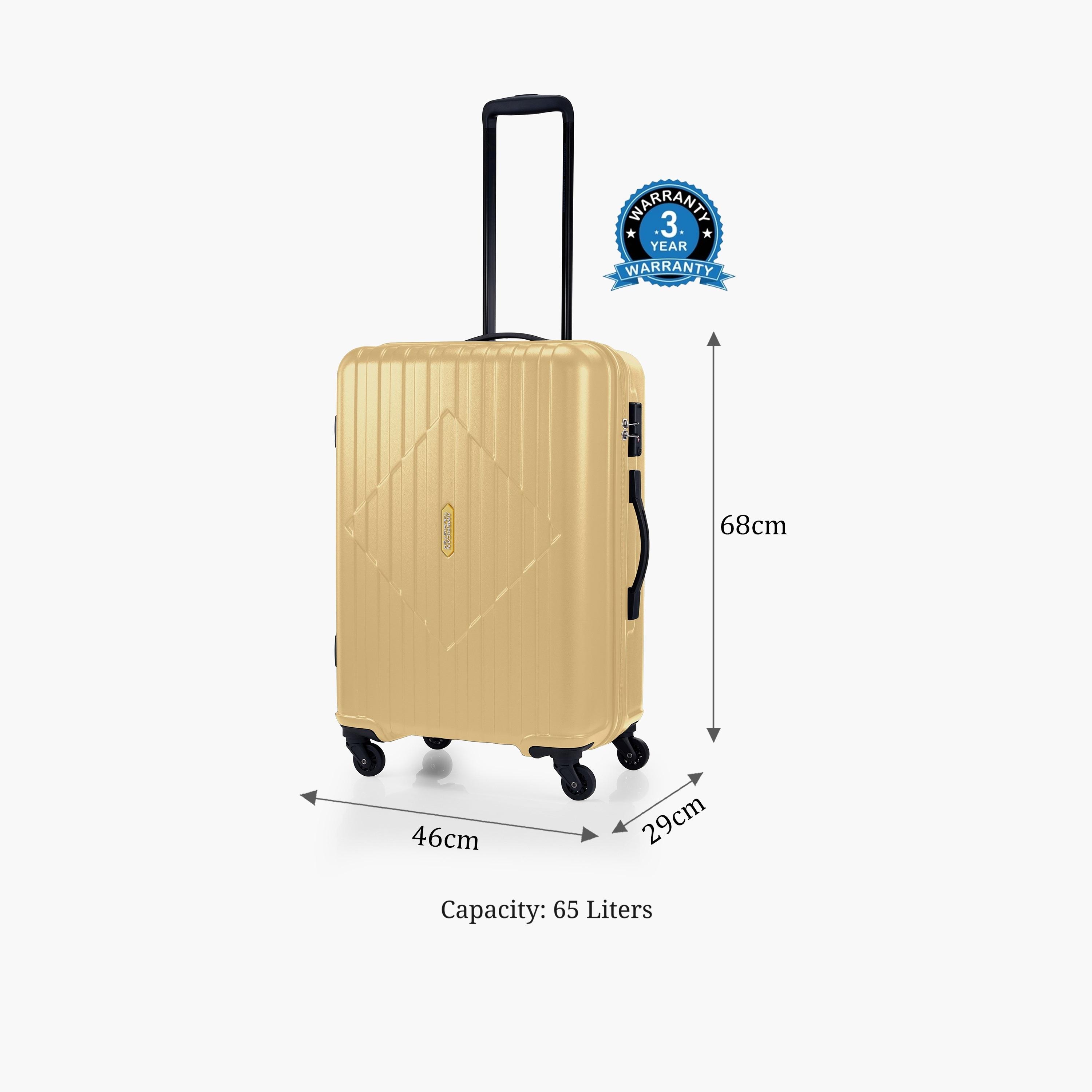 American Tourister Skytrac 68 CM Medium Check-in ABS Hard Sided 4-Wheeler Spinner Luggage Trolley Bag with TSA Lock-travel-luggagesandbags-luggage-image-6