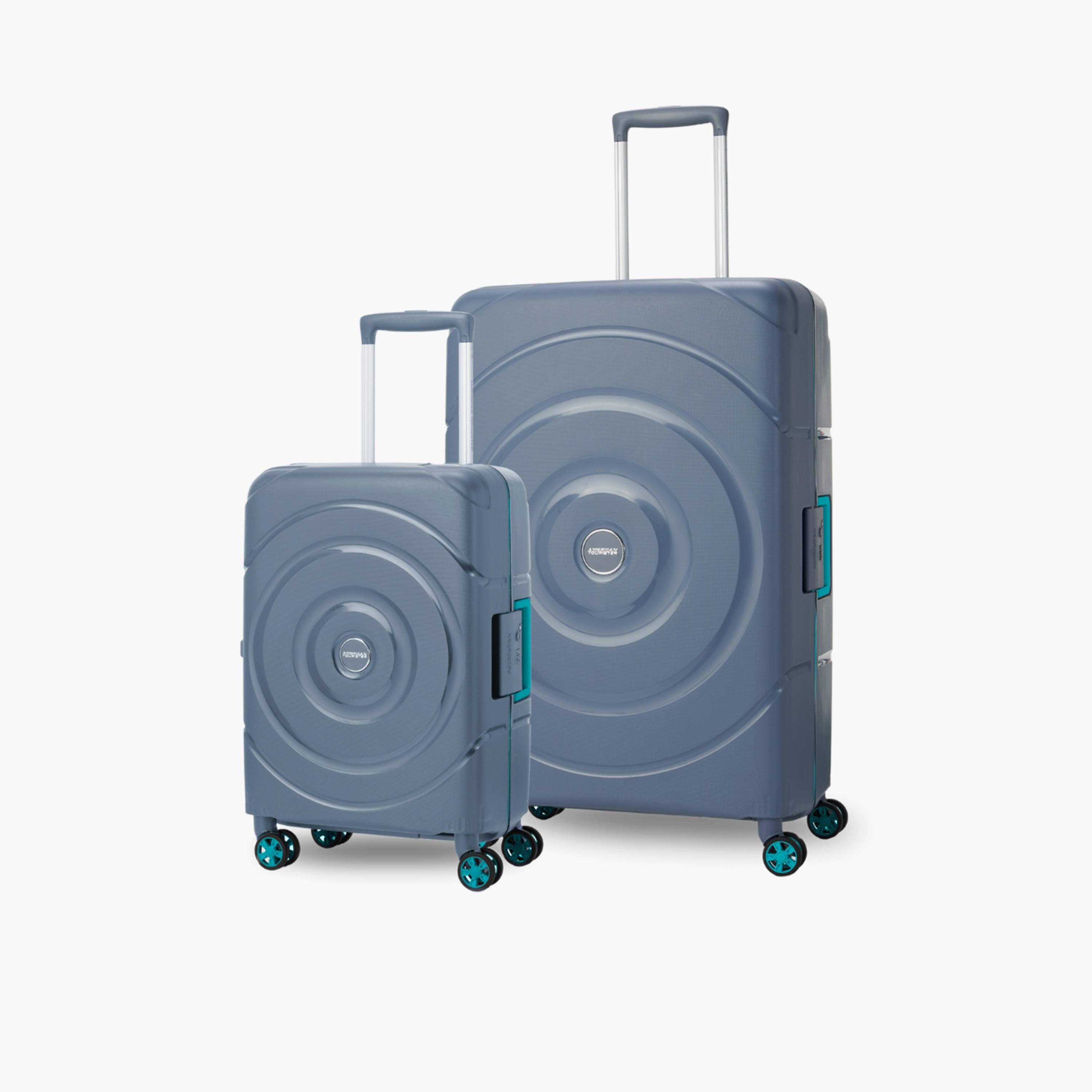 American Tourister Circurity Set of 2 Polypropylene Hard Sided 4-Wheeler Spinner Luggage Trolley Bag with TSA Lock-travel-luggagesandbags-luggage-image-1