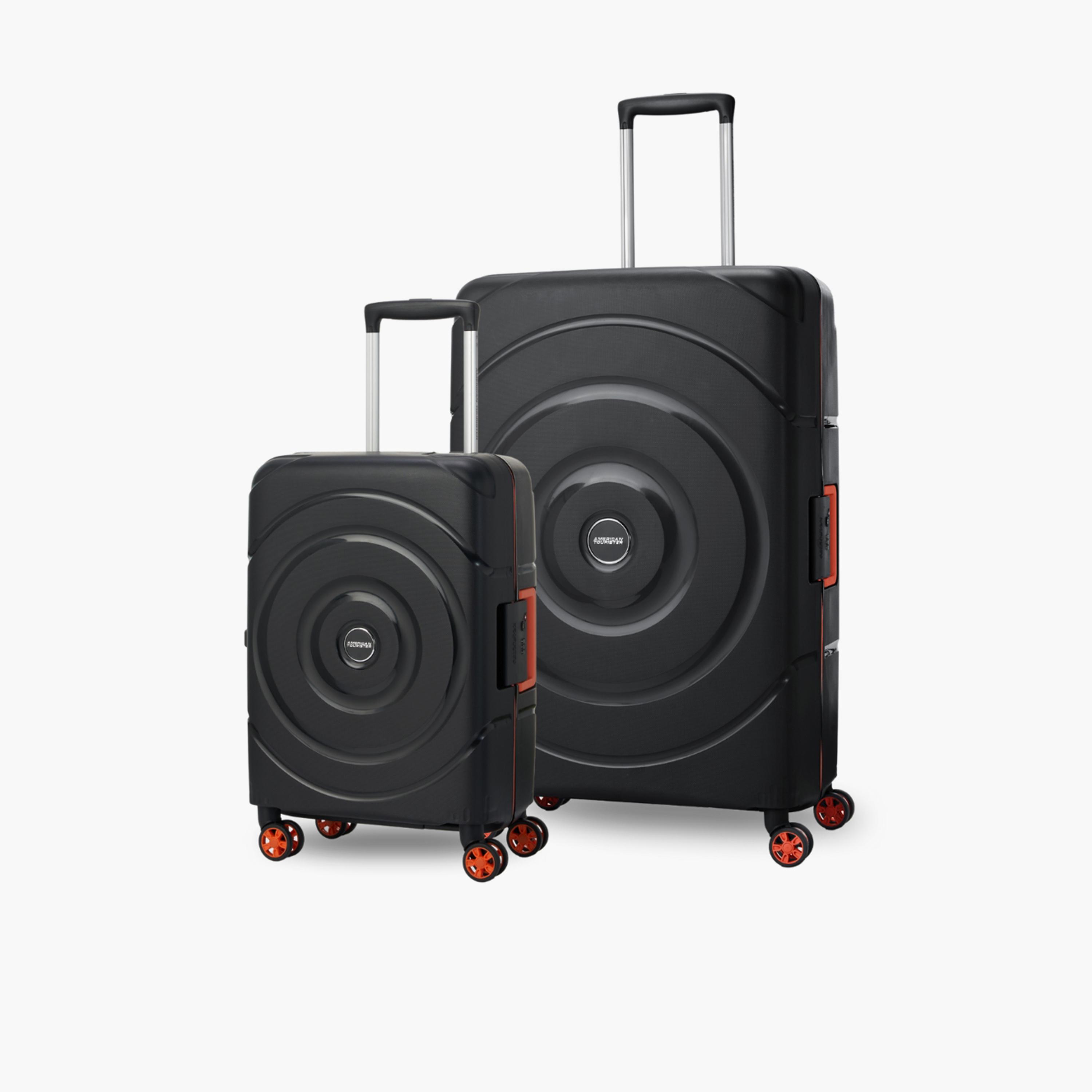 American Tourister Circurity Set of 2 Polypropylene Hard Sided 4-Wheeler Spinner Luggage Trolley Bag with TSA Lock-travel-luggagesandbags-luggage-image-1