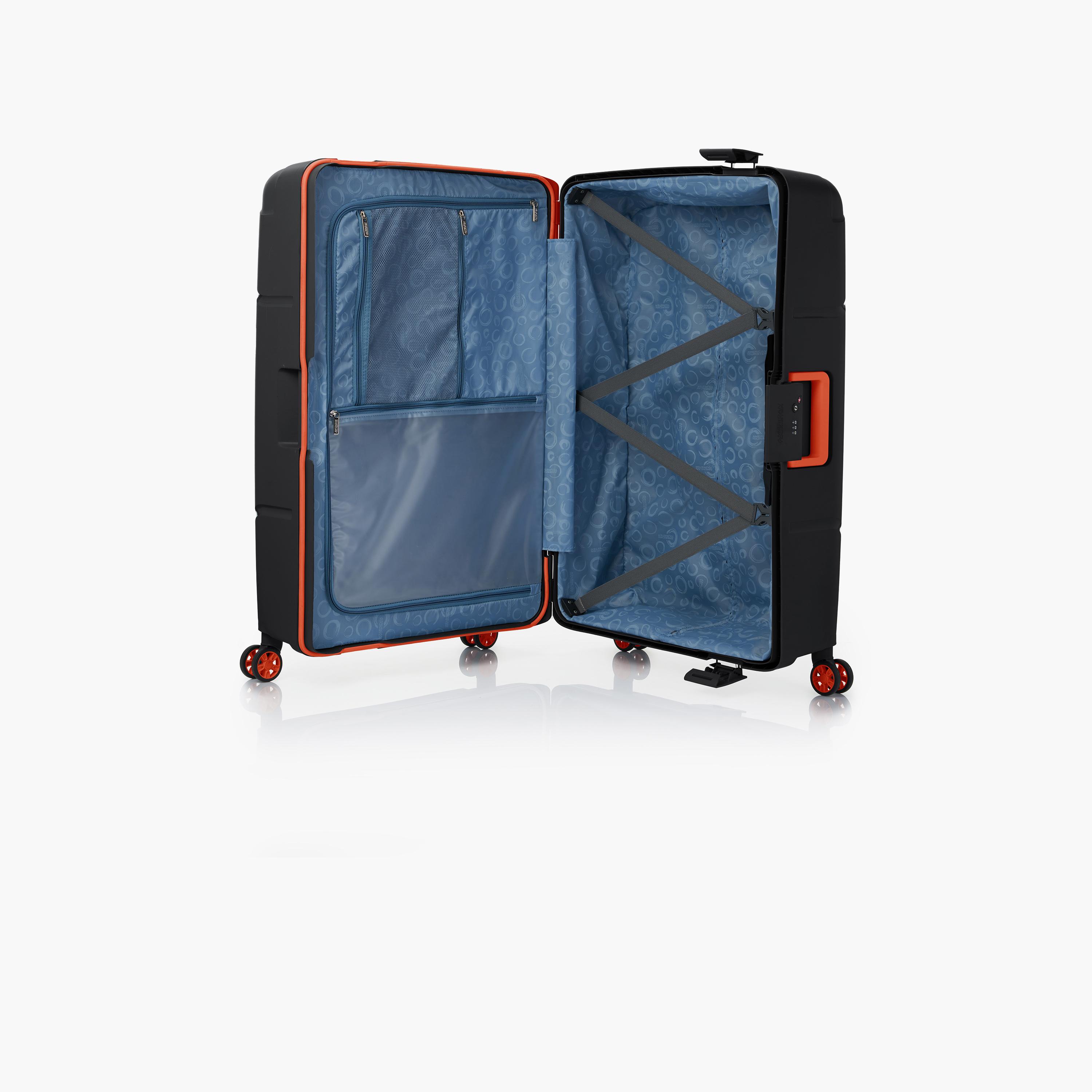 American Tourister Circurity Set of 2 Polypropylene Hard Sided 4-Wheeler Spinner Luggage Trolley Bag with TSA Lock-travel-luggagesandbags-luggage-image-2
