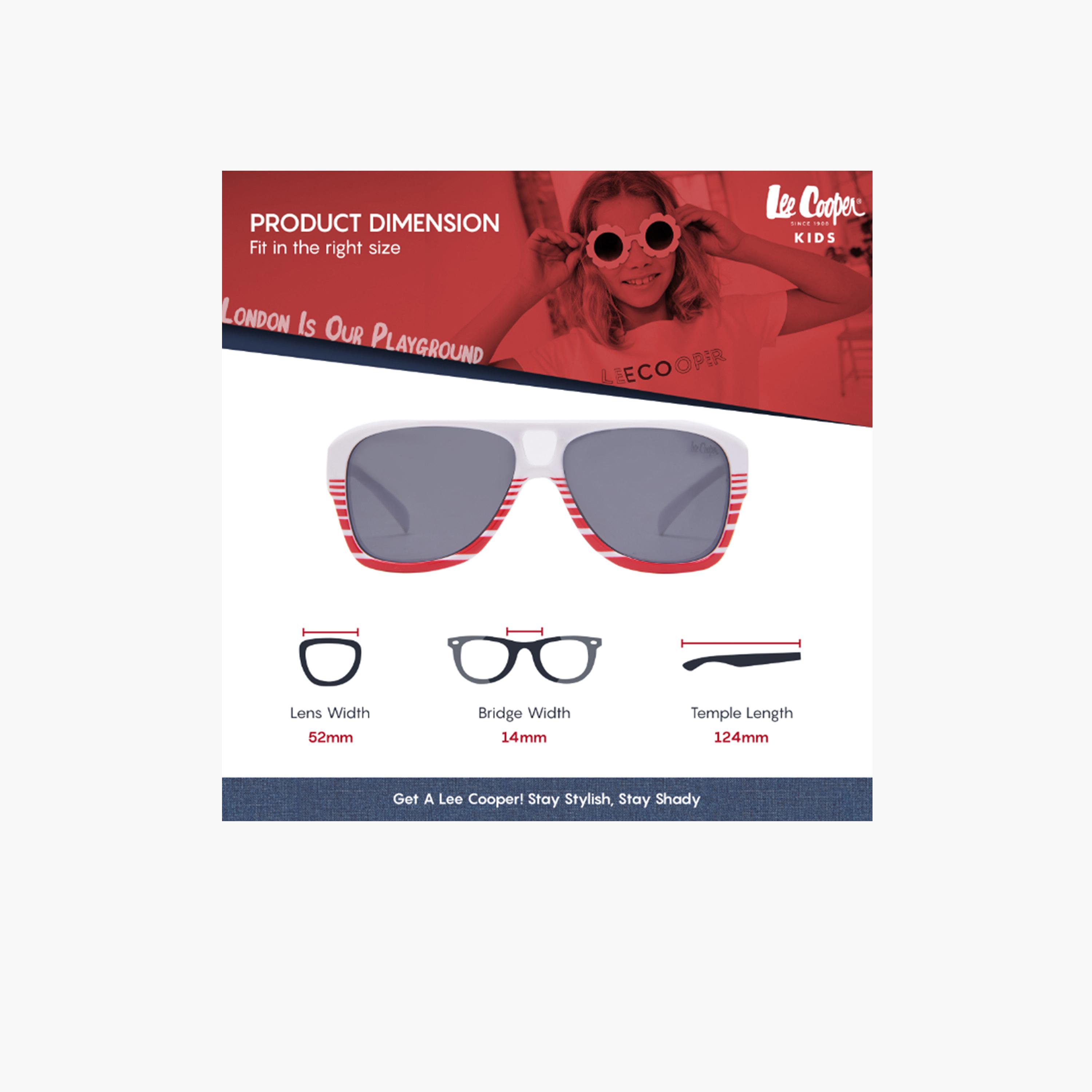 Lee Cooper Kids Polarized 52 MM Navigator Sunglasses LCK108C03-girls-accessories-sunglasses-image-2