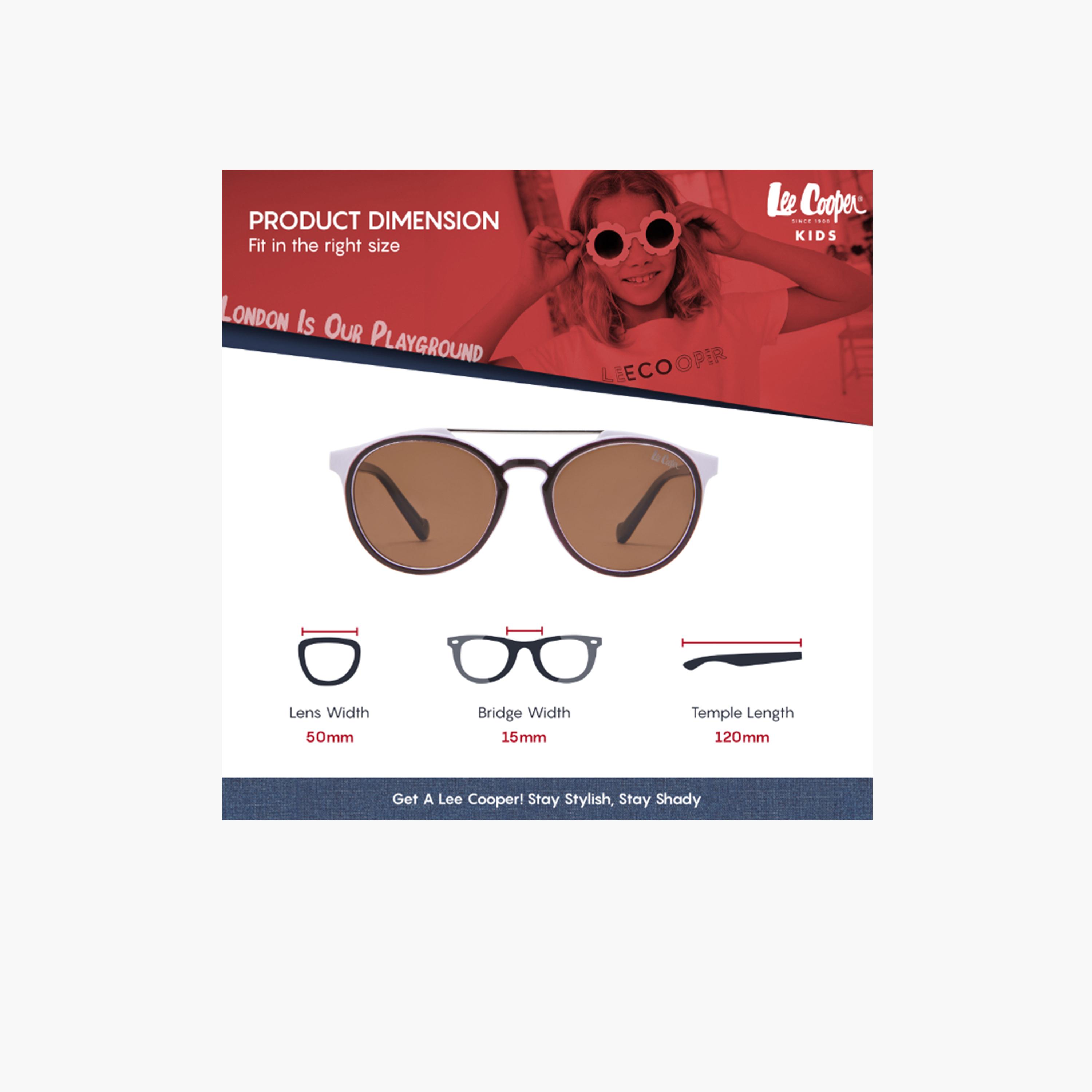 Lee Cooper Kids Polarized 47 MM Round & Oval Sunglasses LCK109C03-girls-accessories-sunglasses-image-2